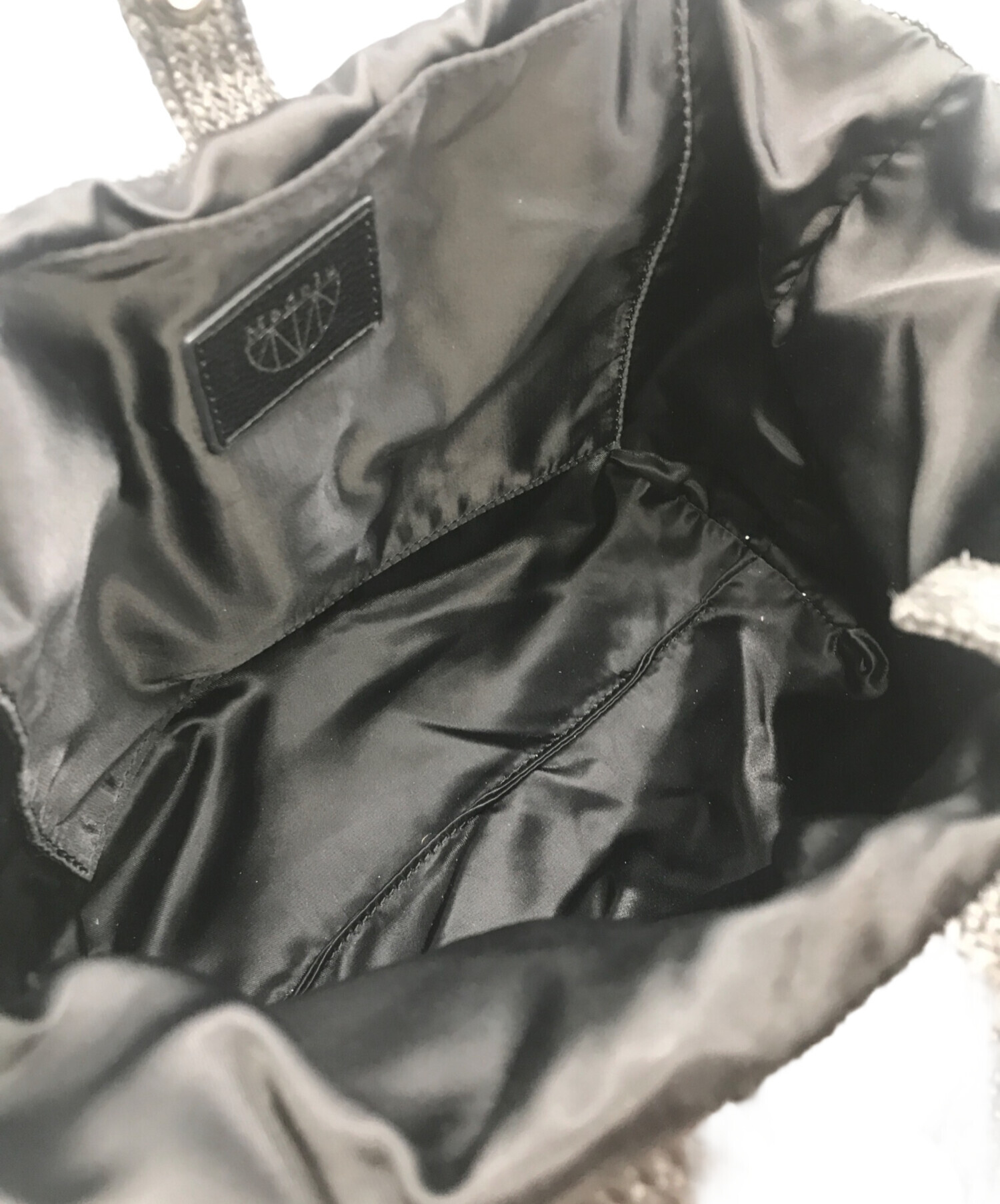 中古・古着通販】medelu (メデル) ラッセルフリルトートバッグ グレー 