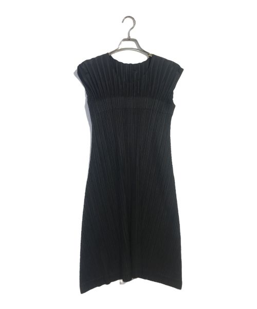 PLEATS PLEASE プリーツプリーズ　ノースリーブワンピース 中古・古着通販】PLEATS PLEASE (プリーツプリーズ) 変形プリーツ