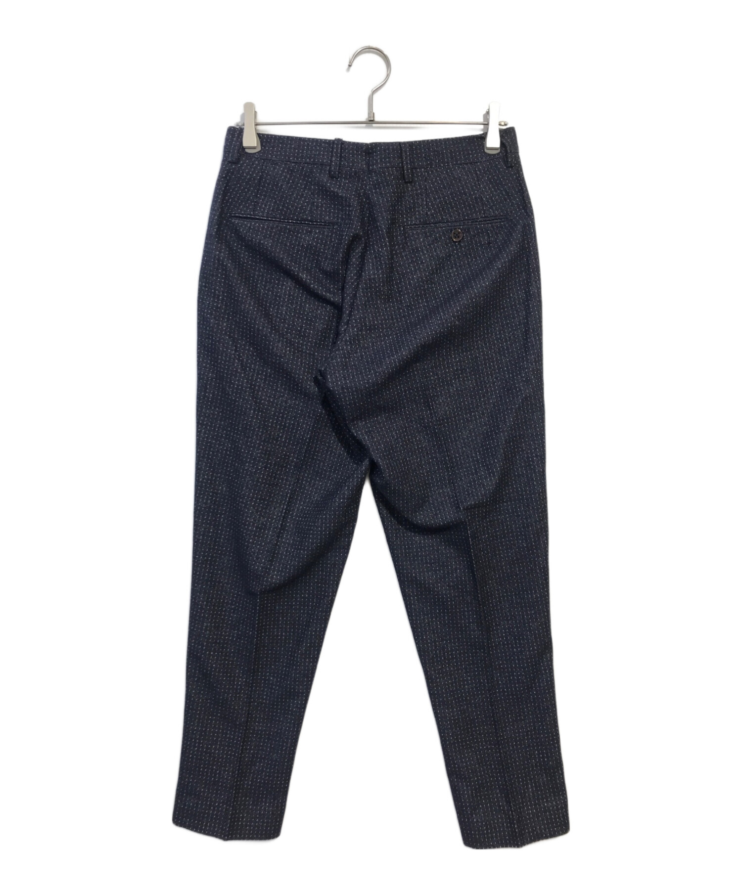 BERWICH ベルウィッチ ネイビー スラックス 44 中古・古着通販】BERWICH (ベルウィッチ) トラウザーズウール