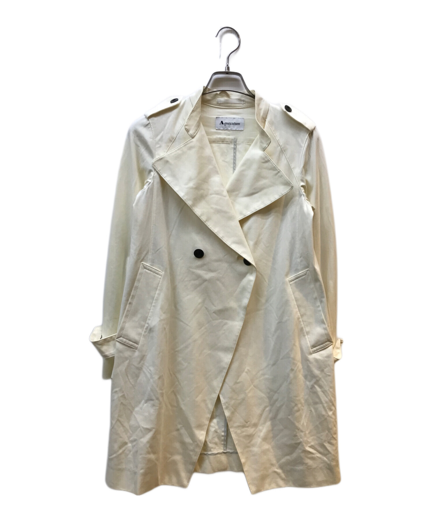 中古・古着通販】Aquascutum (アクアスキュータム) スプリングコート 
