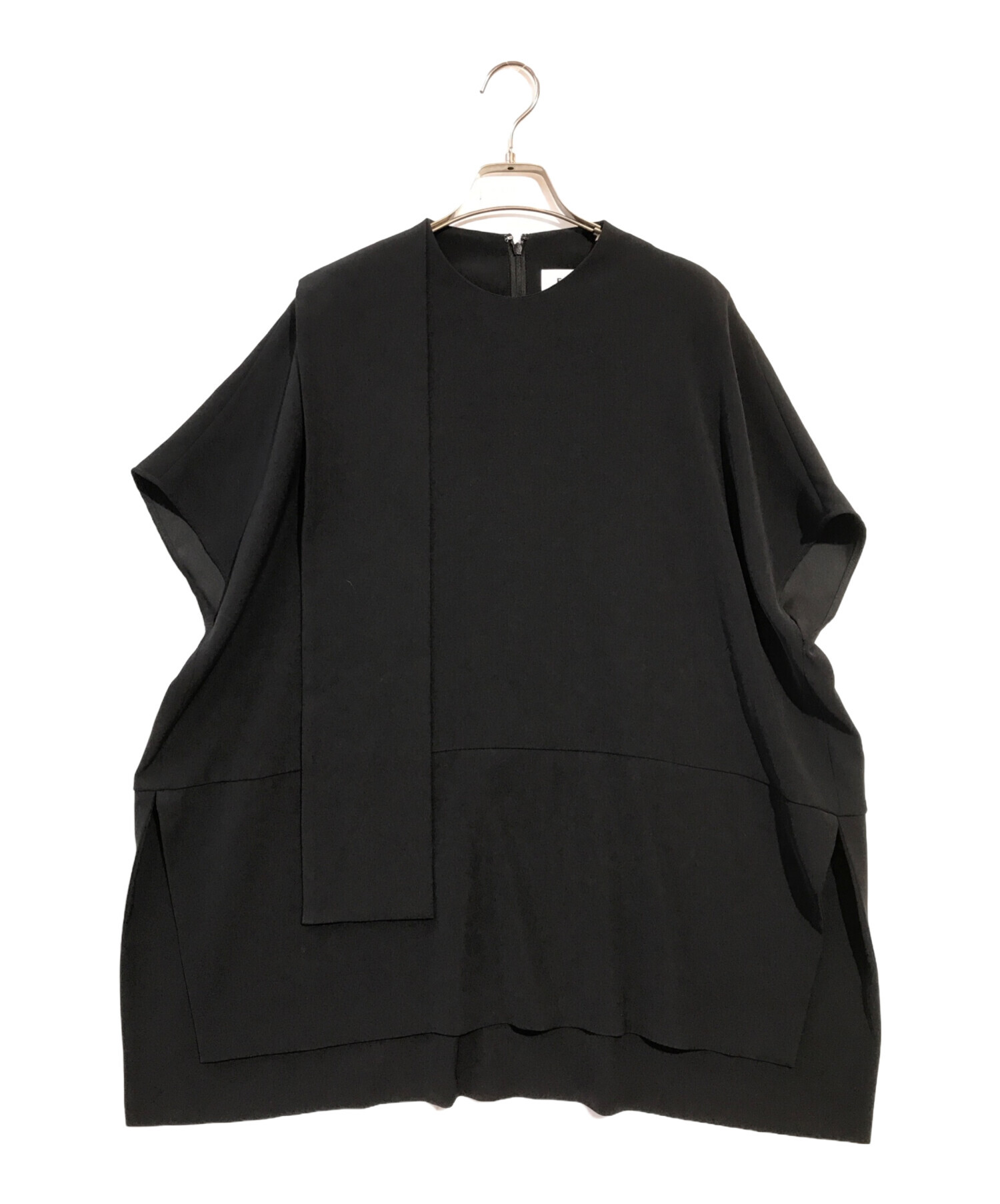 ENFOLD PEダブルクロス Square Tie PULLOVER 38エンフォルド】PE