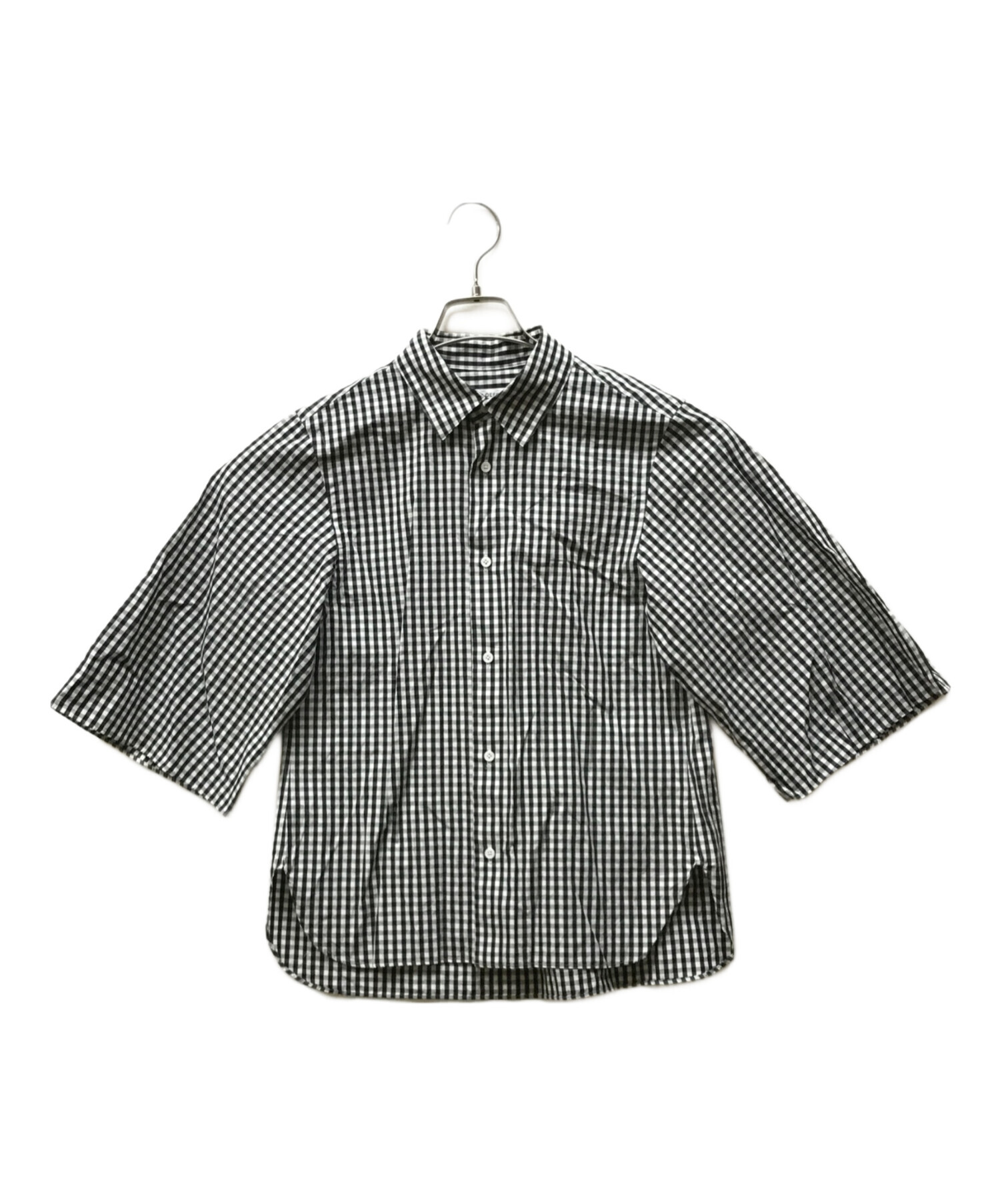 中古・古着通販】LOEFF (ロエフ) コットン ギンガムチェック シャツ 