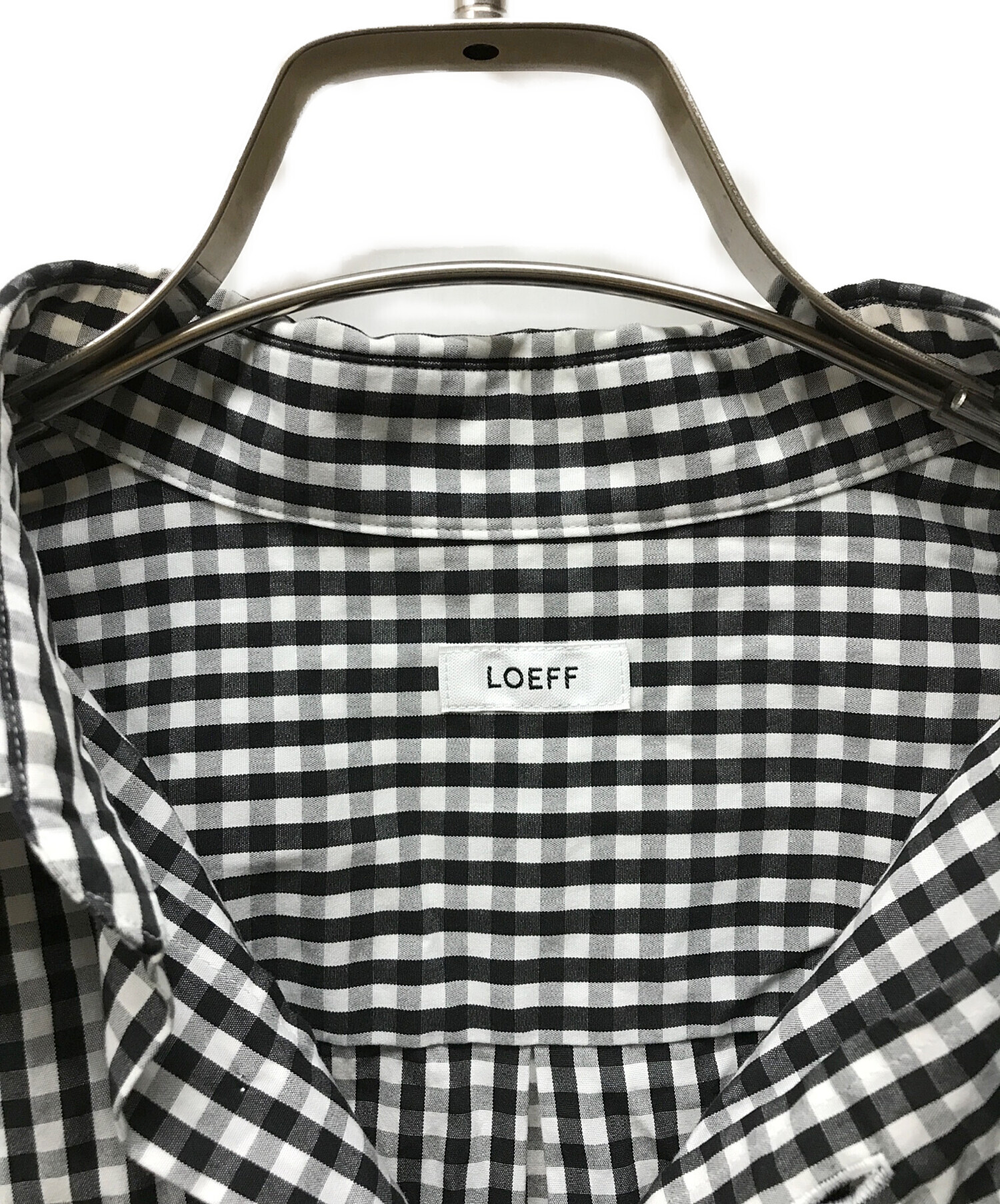 中古・古着通販】LOEFF (ロエフ) コットン ギンガムチェック シャツ 