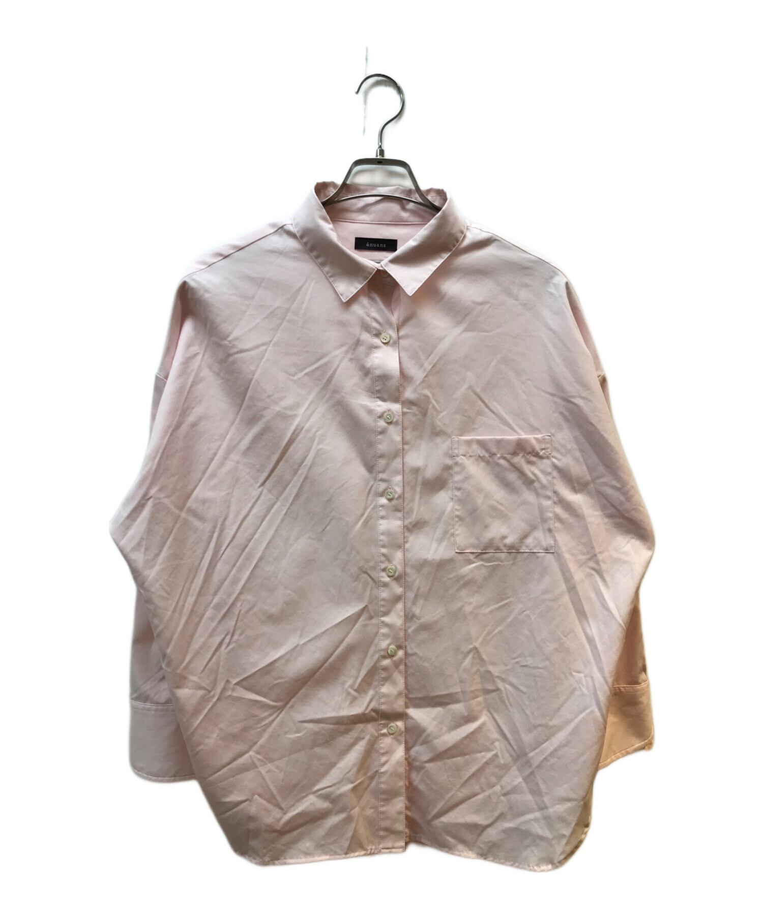 中古・古着通販】anuans (アニュアンス) スタンダードシャツ ピンク 