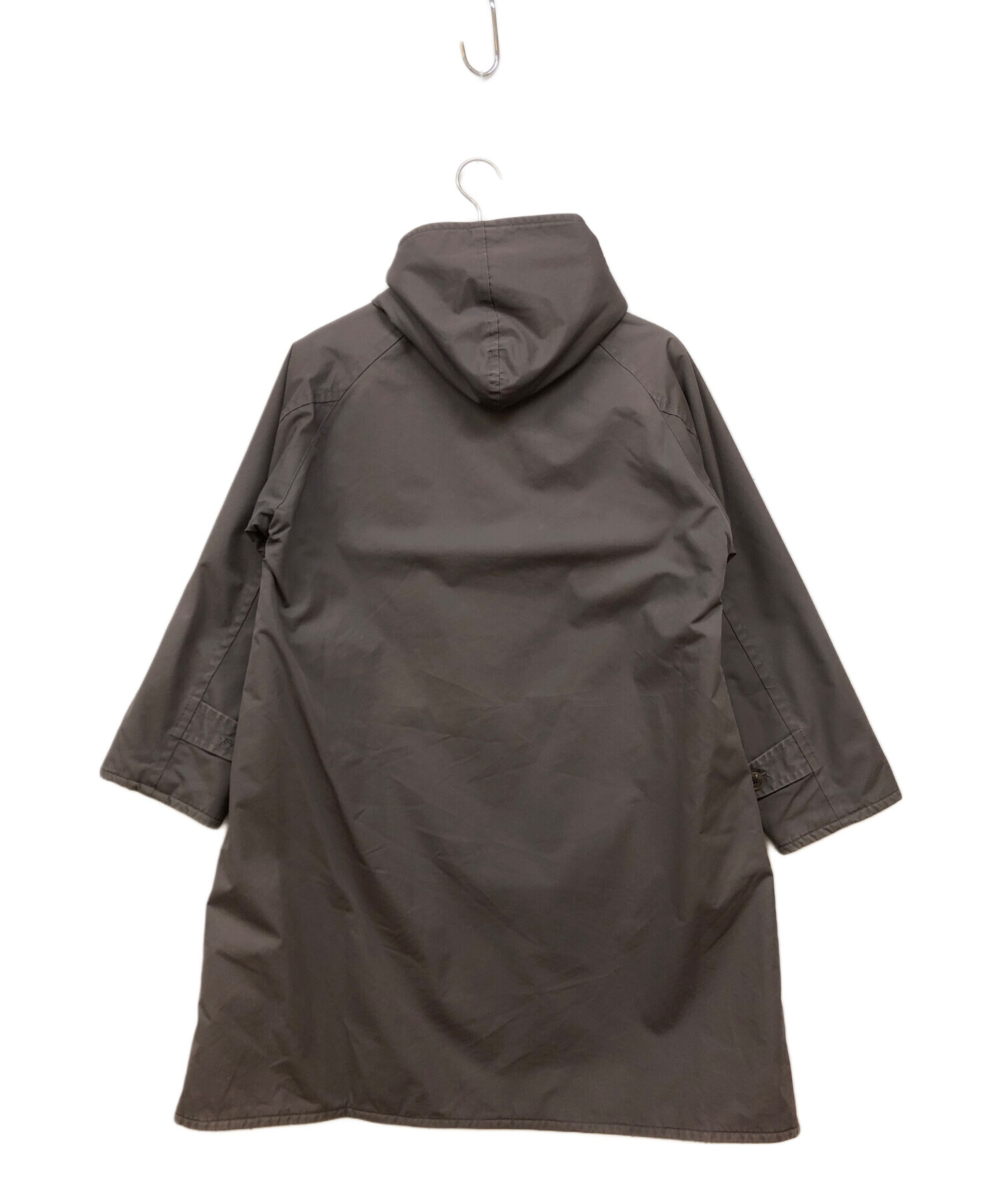 中古・古着通販】COMOLI (コモリ) フーデッドコート グレー｜ブランド