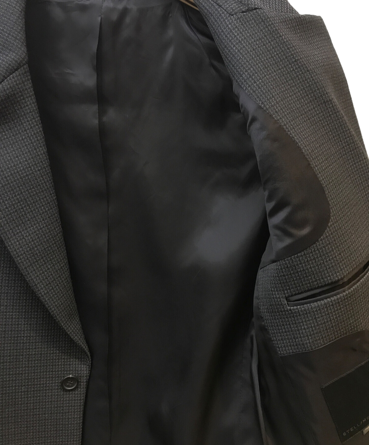 【Stella McCartney】　美品　セットアップスーツ　ブラック38 Stella McCartney】 美品 セットアップスーツ ブラック38 Stella