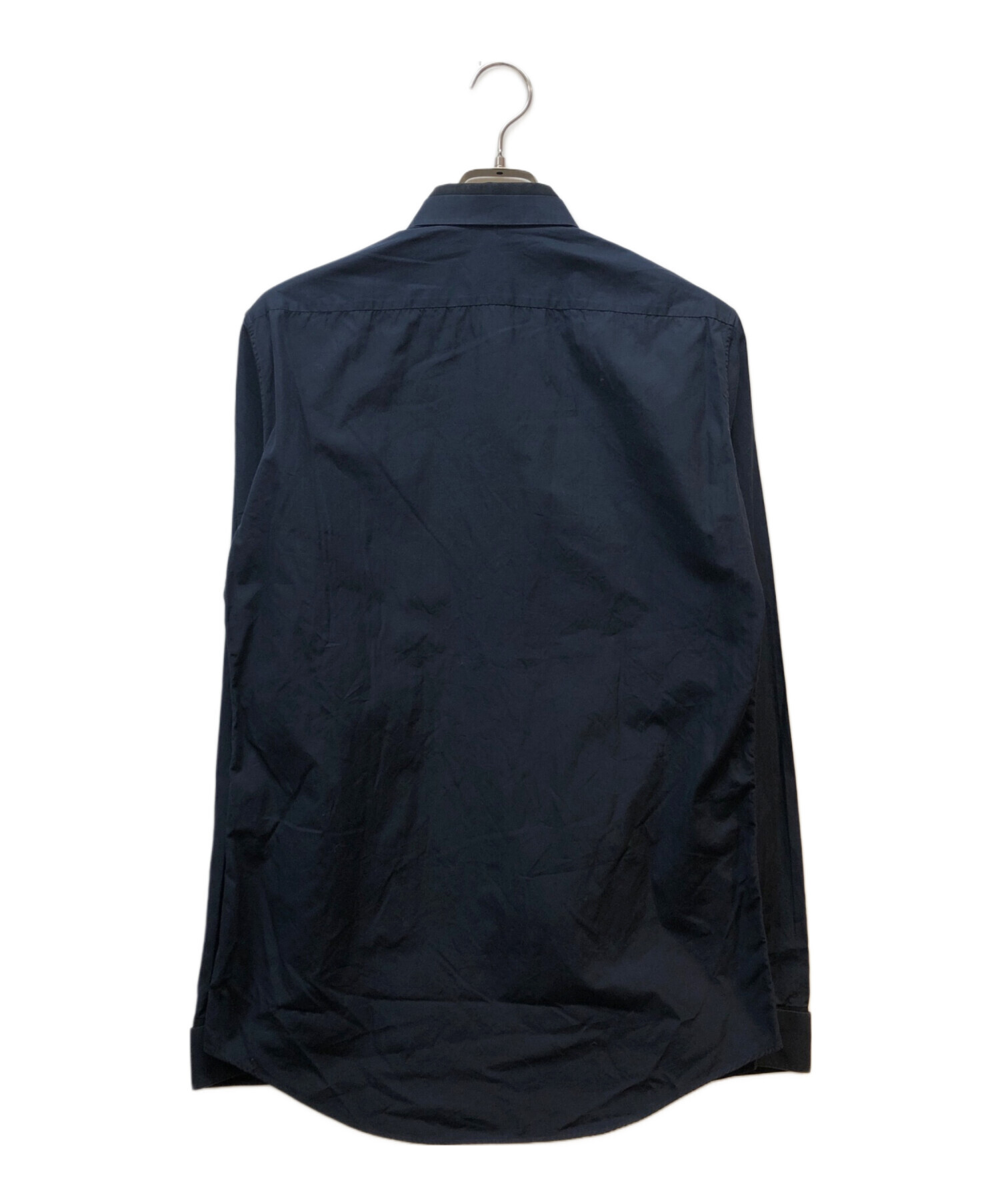 中古・古着通販】BALENCIAGA (バレンシアガ) ドレスシャツ ネイビー 