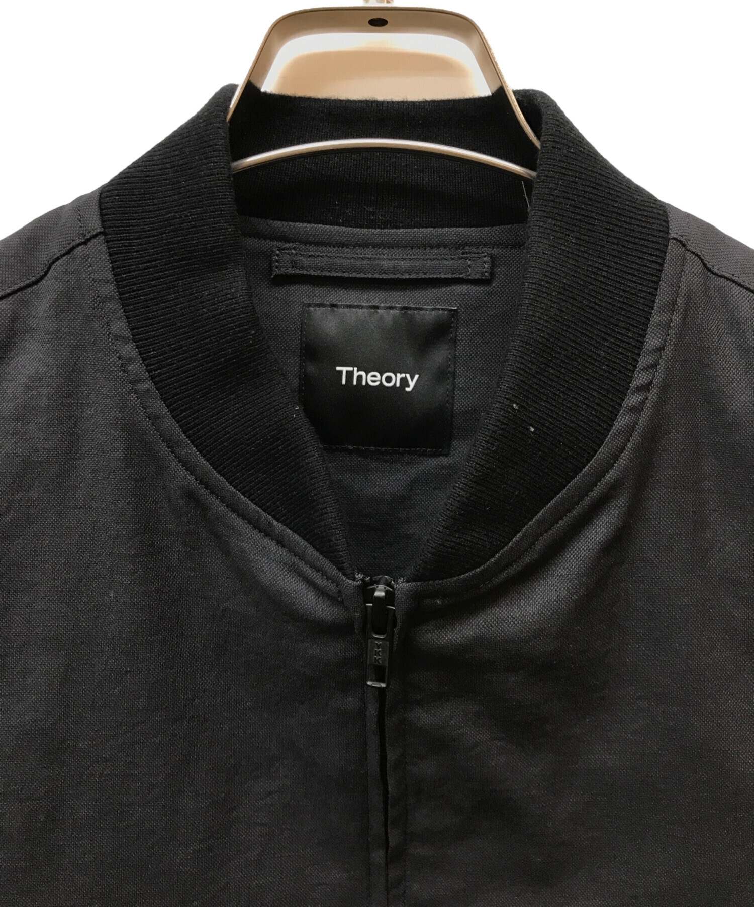 中古・古着通販】theory (セオリー) ブルゾン ブラック サイズ:M 