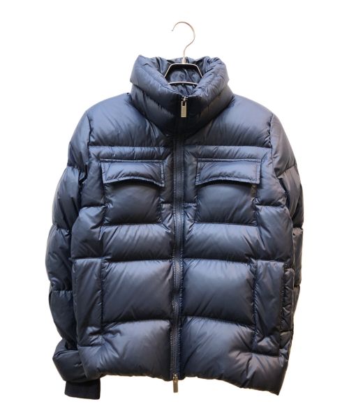 PYRENEX ピレネックス ロゴワッペン ダウンベスト ジャケット ブルー S PYRENEX -2023-2024 DOWN VEST COLLECTION- | FRAME フレーム公式