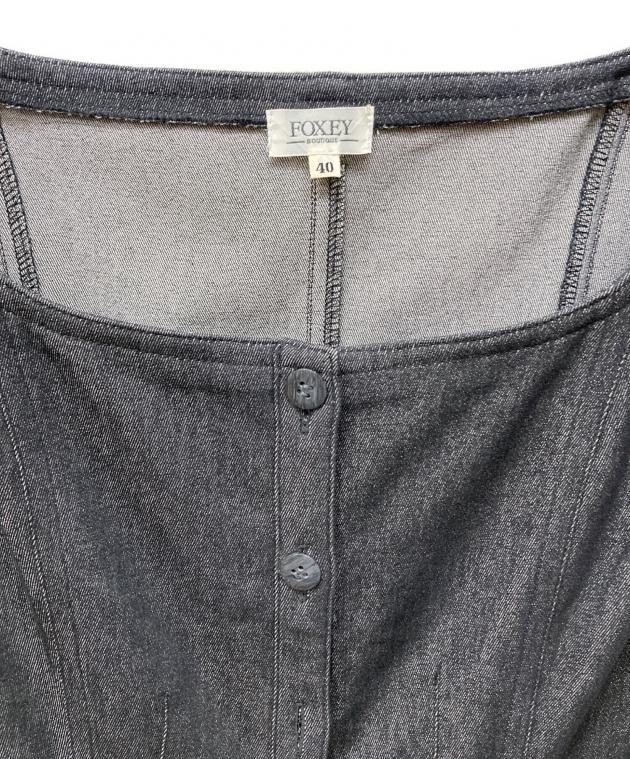 中古・古着通販】FOXEY (フォクシー) デニムワンピース インディゴ