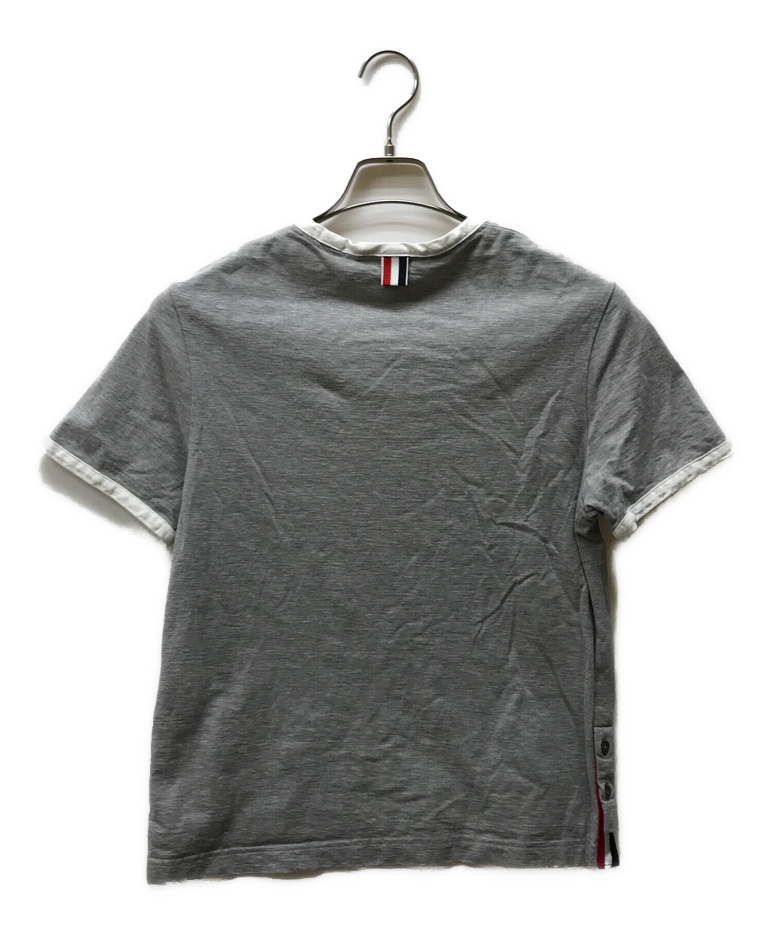 中古・古着通販】Thom Browne (トムブラウン) RWB ストライプ Tシャツ 