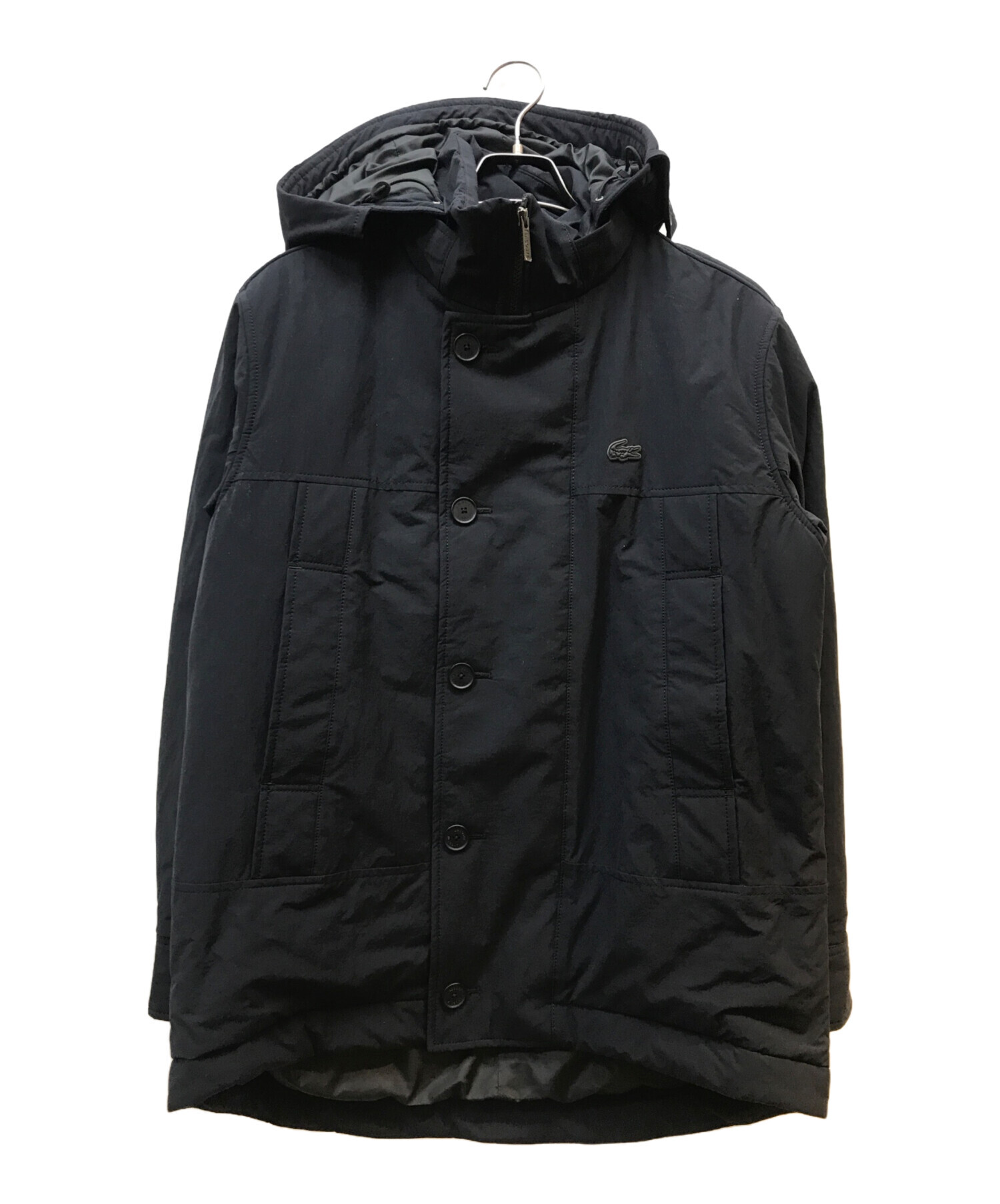 中古・古着通販】LACOSTE (ラコステ) ミリタリービッグコート ブラウン