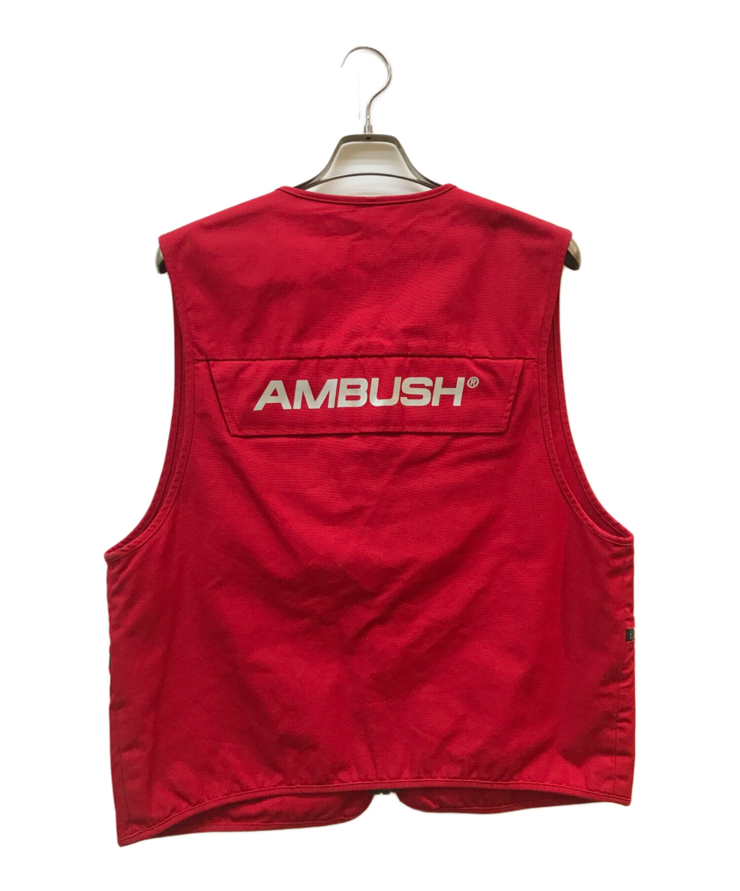 中古・古着通販】AMBUSH (アンブッシュ) MULTI POCKET VEST レッド 