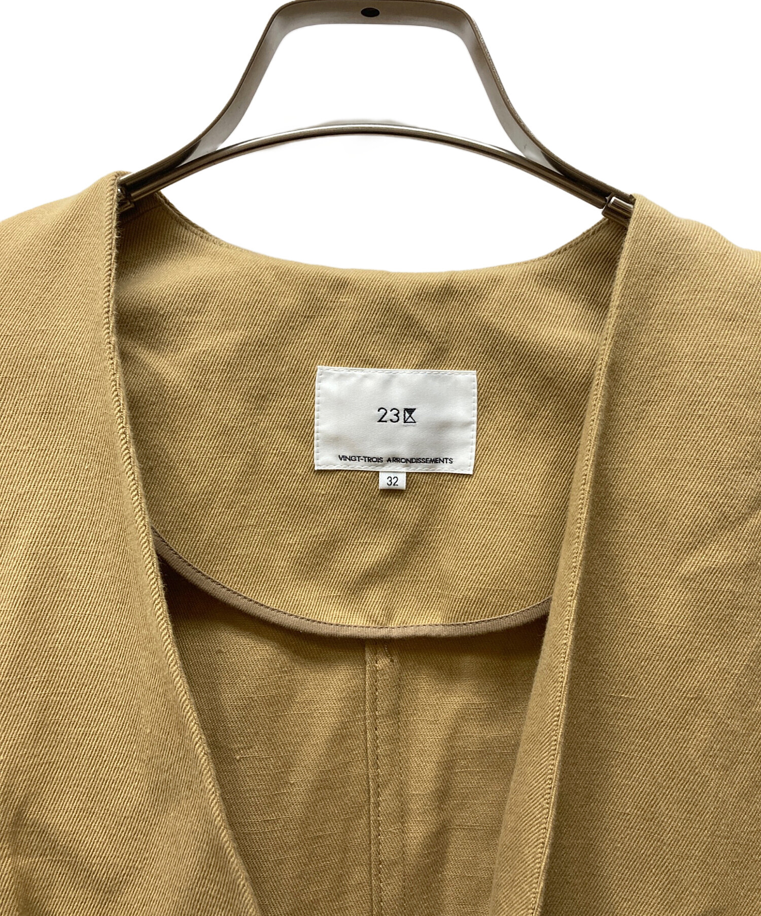 中古・古着通販】23区 (ニジュウサンク) コットンリネンカルゼ ノー