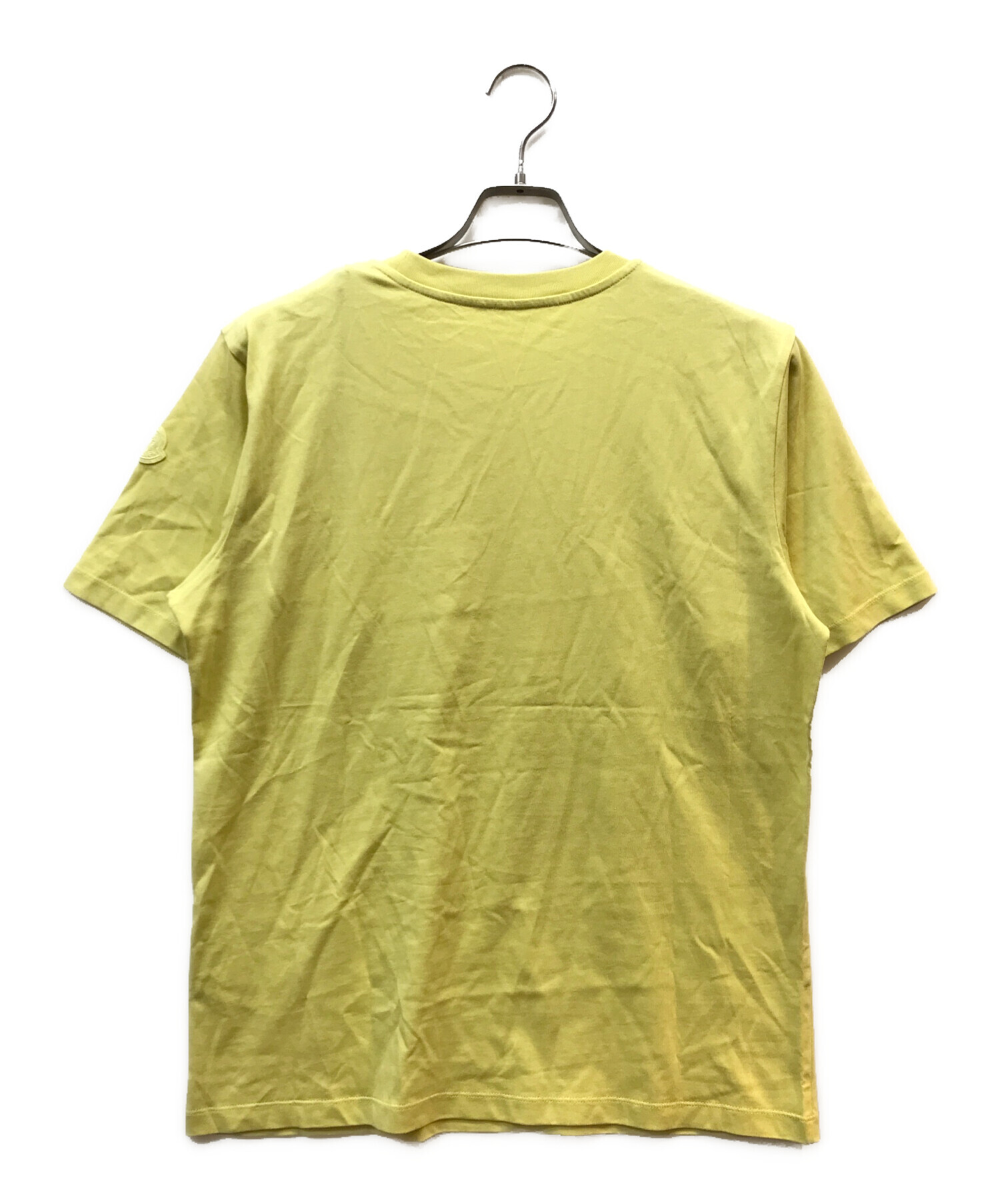 中古・古着通販】MONCLER (モンクレール) プリントTシャツ イエロー