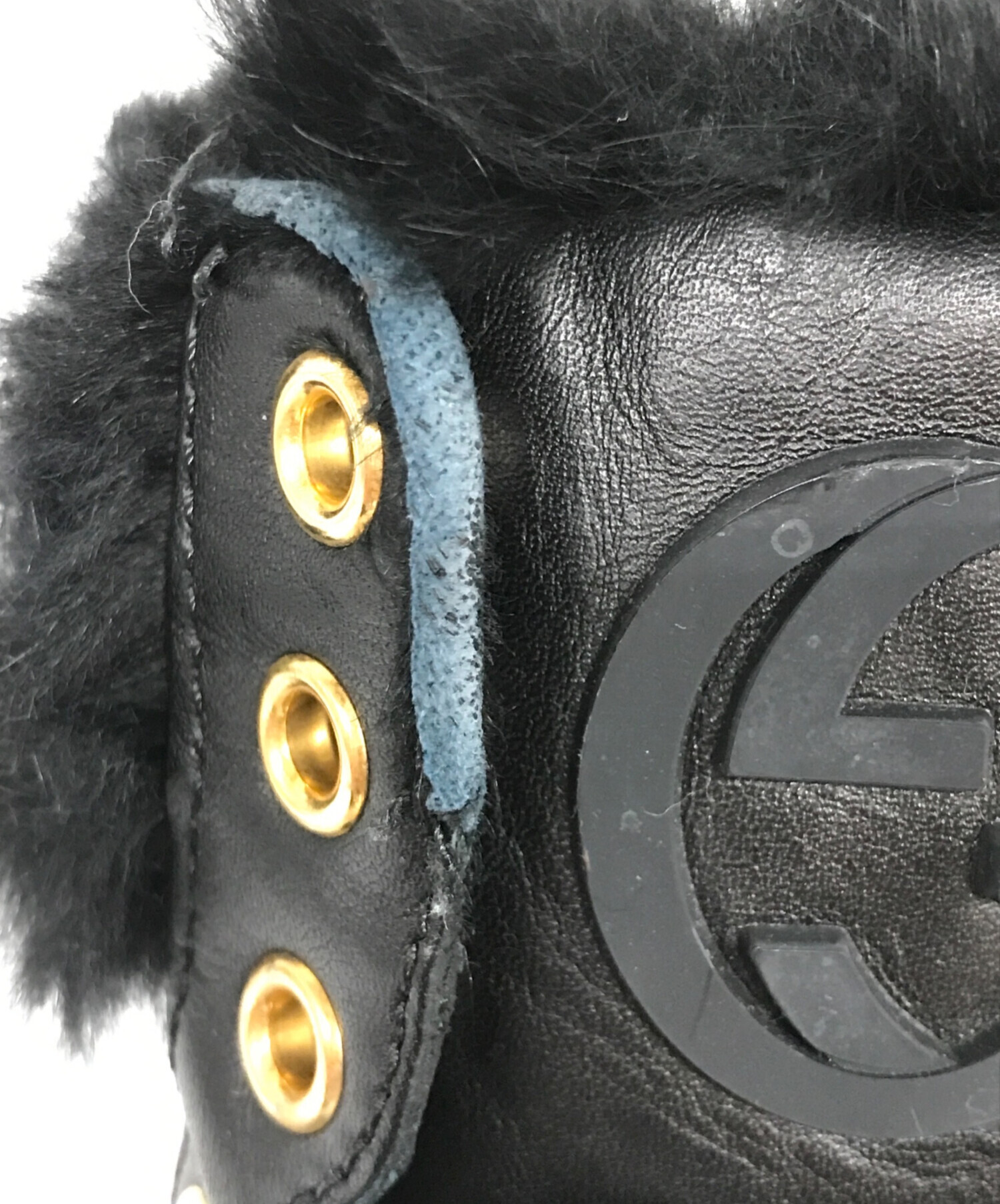 値下げ中　新品未使用　GUCCI グッチ　ムートンブーツ 中古・古着通販】GUCCI (グッチ) GGムートンハイカットスニーカー