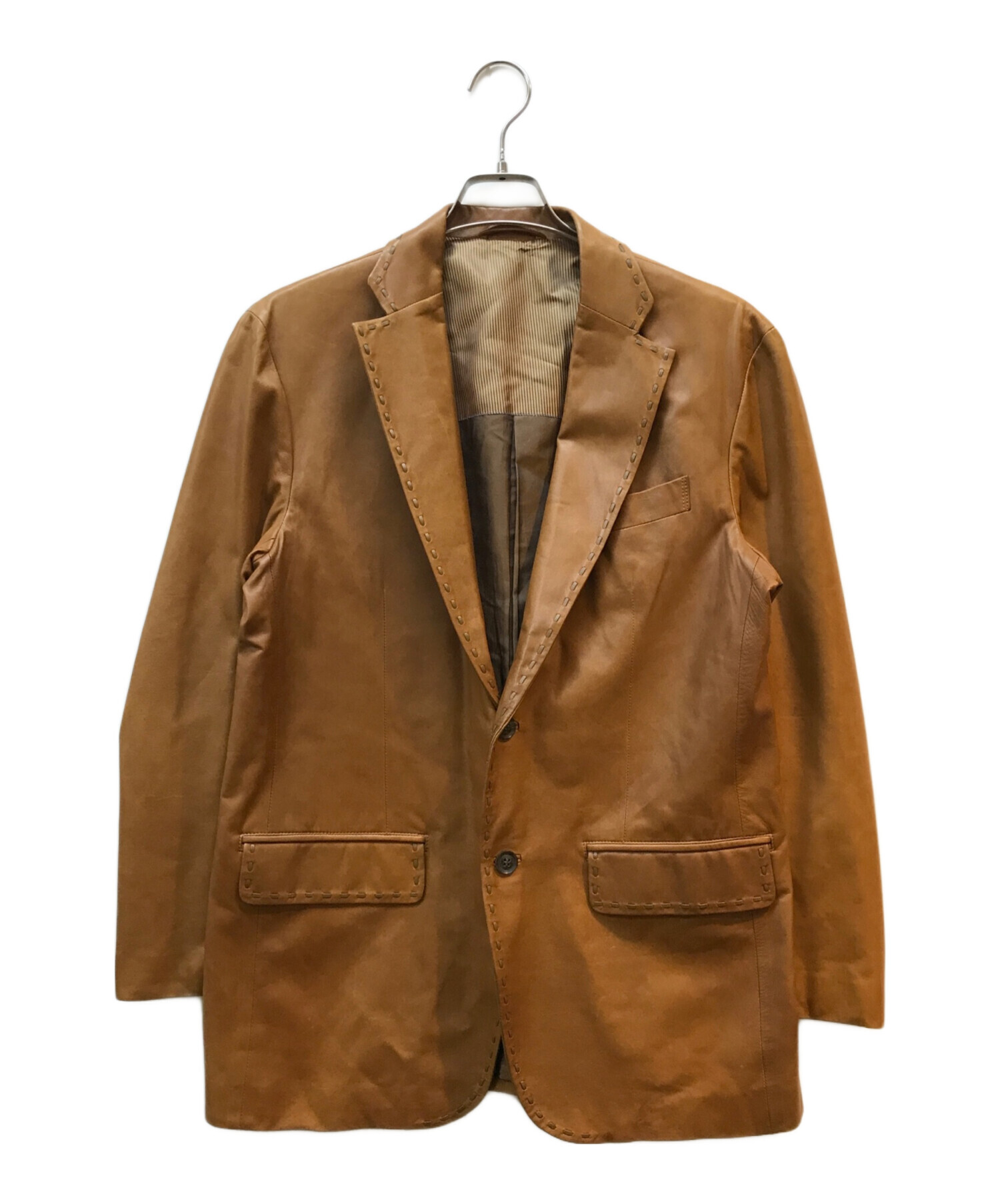 フランス製 LANVIN ノーカラー ジャケット / ランバン テーラード フランス製 LANVIN ノーカラー ジャケット / ランバン テーラード