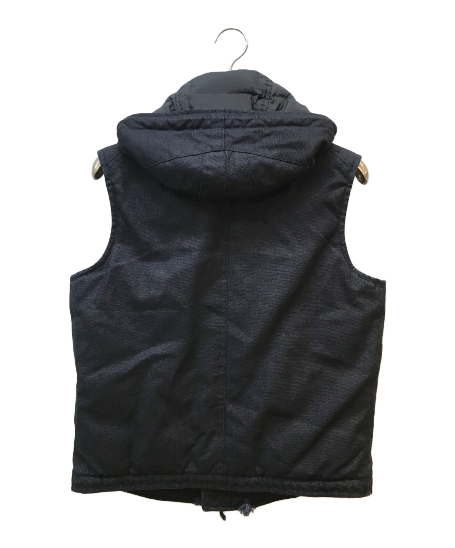 45rpm ダウンベスト インディゴ サイズ3 中古・古着通販】45R (フォーティーファイブアール) 藍染コットン