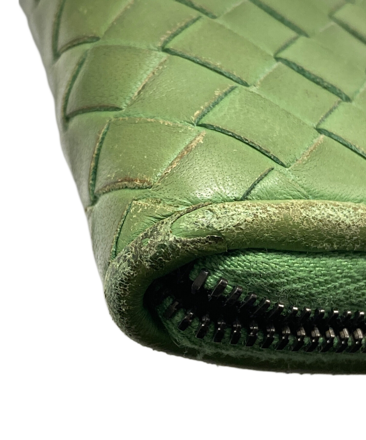 BOTTEGA VENETA ボッテガベネタ 財布・ケース  カーキ 【古着】【中古】【送料無料】 中古・古着通販】BOTTEGA VENETA (ボッテガベネタ) カードケース