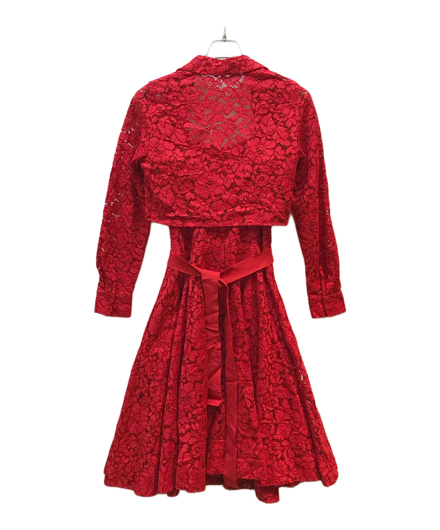 CAROLINA HERRERA カロライナヘレラレースセットアップワンピース