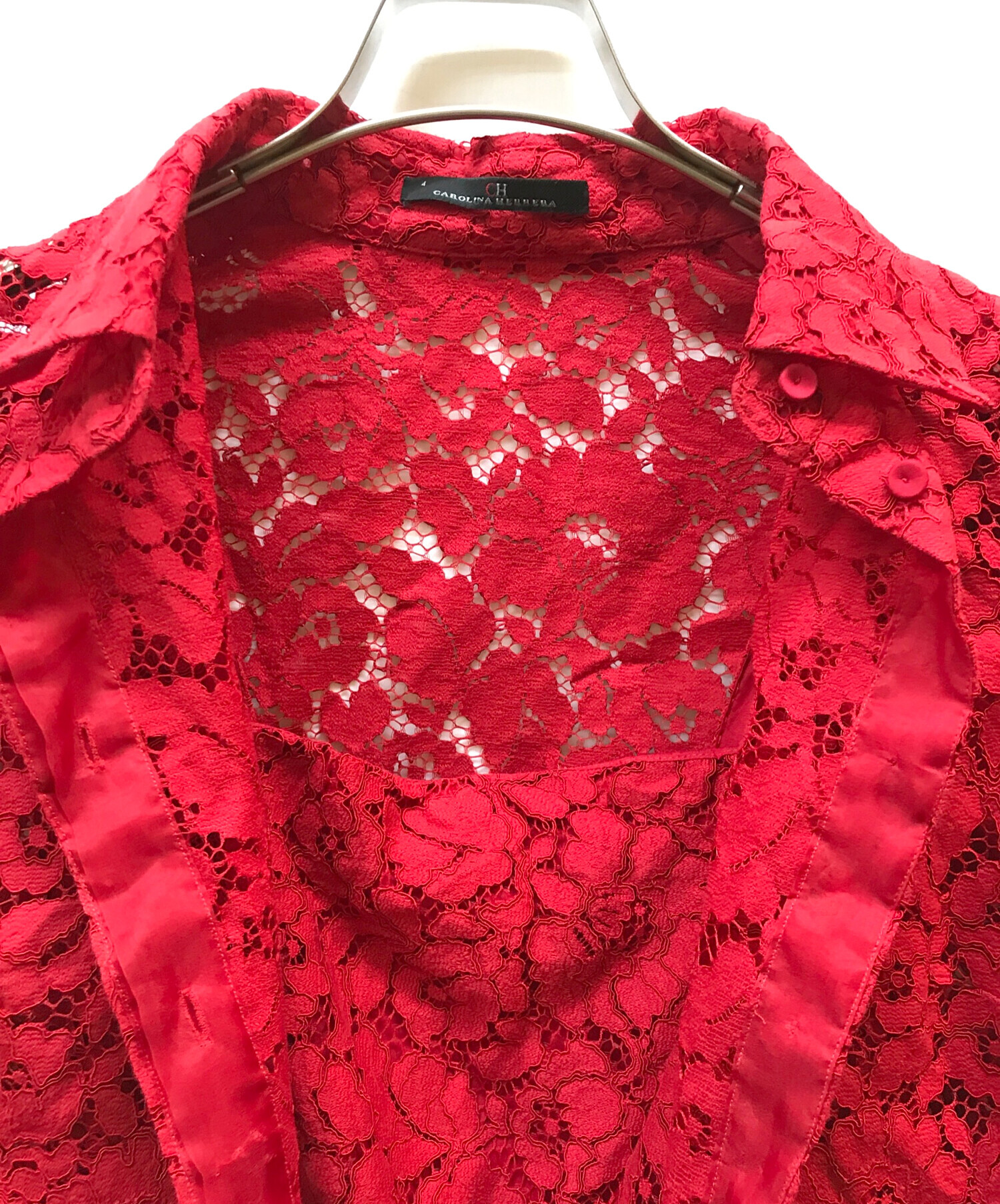 中古・古着通販】CAROLINA HERRERA (カロライナヘレラ) レース 