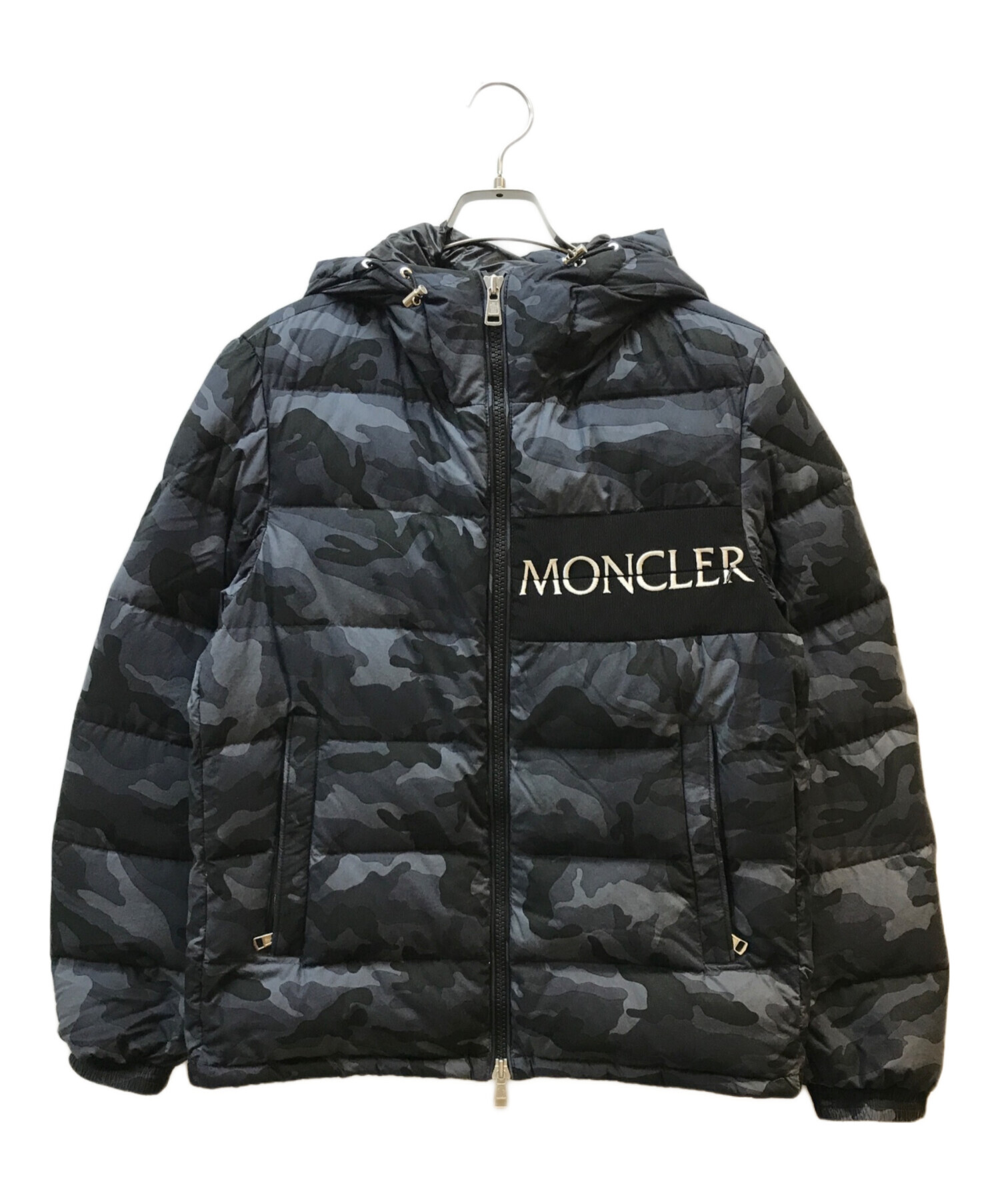 MONCLER AITON GIUBBOTTOダウンジャケット フード付き 中古・古着通販】MONCLER (モンクレール) AITON GIUBBOTTO ブラック