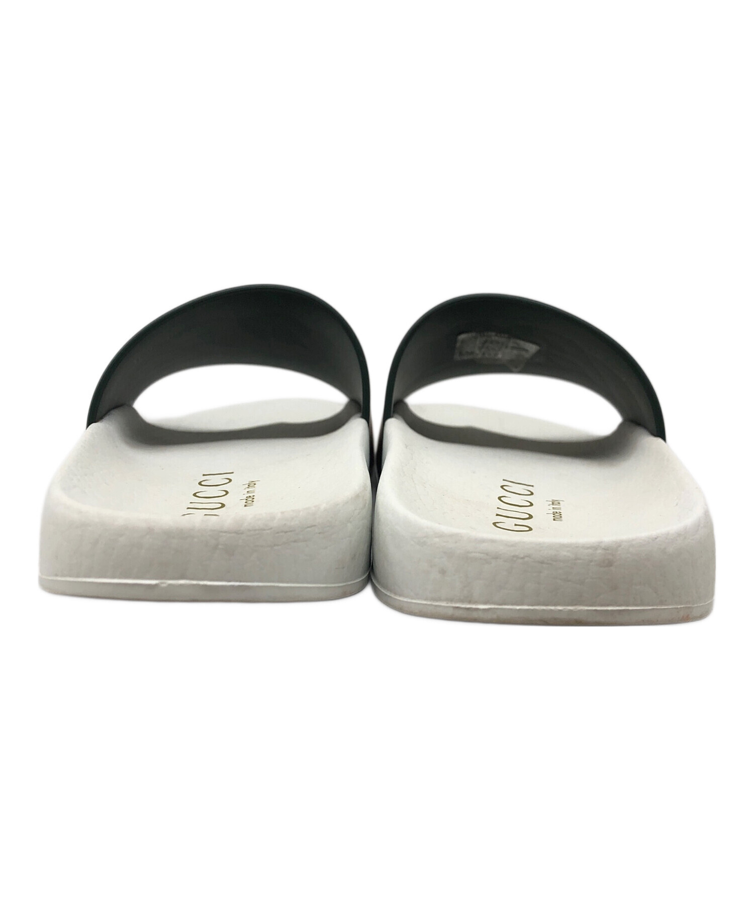 中古・古着通販】GUCCI (グッチ) palace slides ロゴラバーサンダル