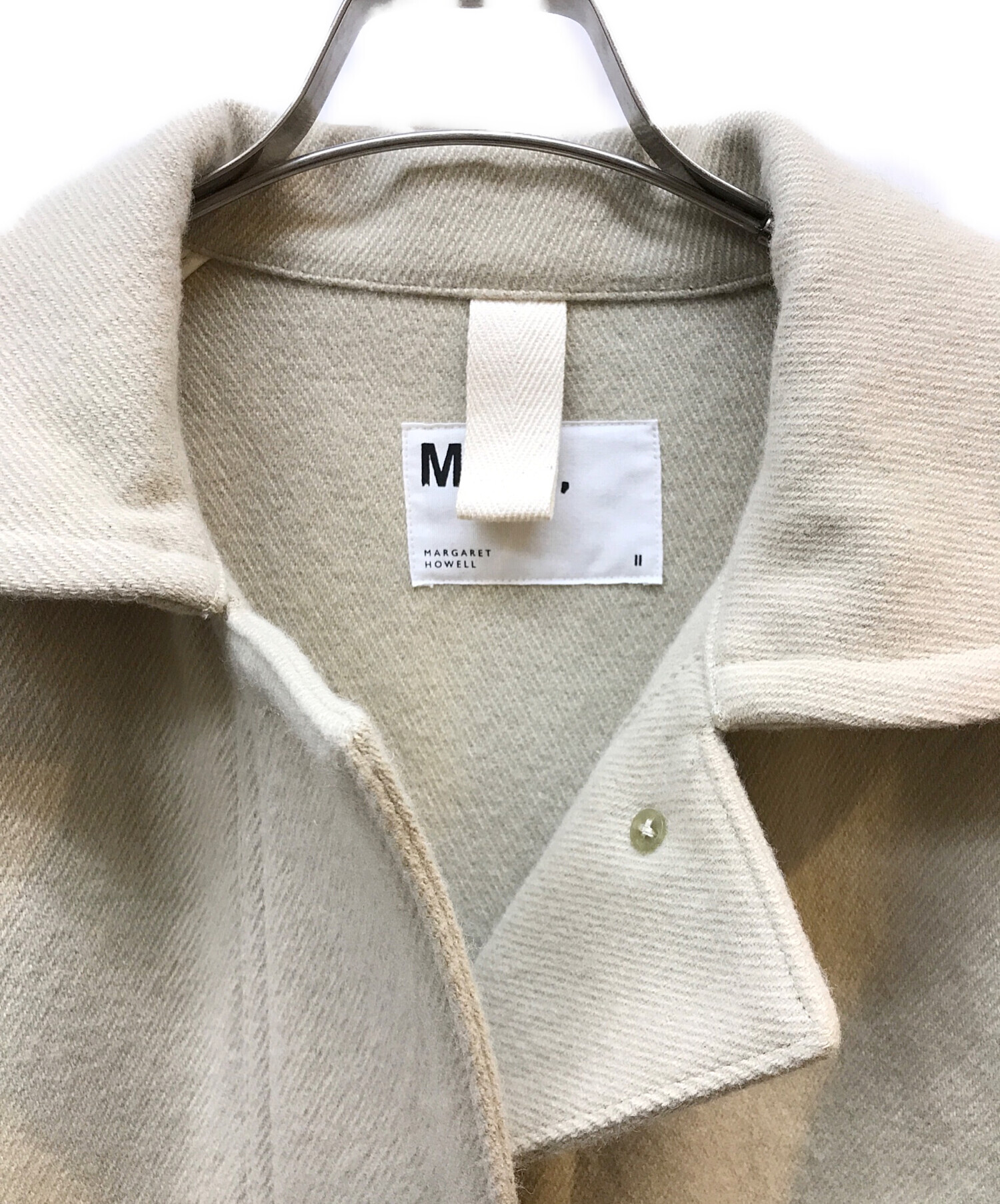 MHL.◆HEAVY COTTON DRILL/M/コットン/WHT/596-0225503 MHL.◇HEAVY COTTON DRILL⁄ボトム⁄S⁄コットン⁄WHT⁄596-1240506