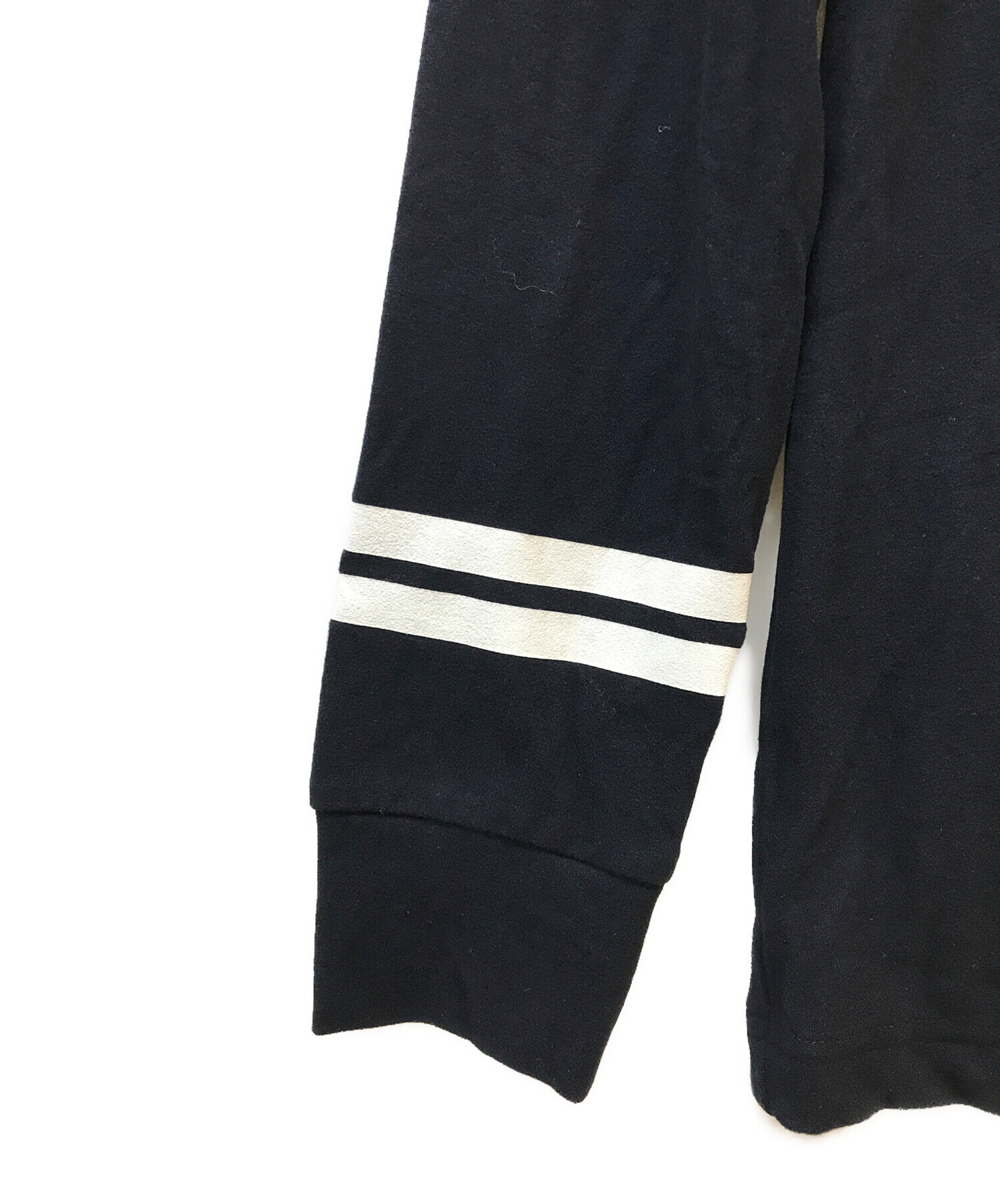 PEARLY GATES (パーリーゲイツ) プレミアムウォームリップル 長袖フーディプルオーバー ブラック サイズ:2