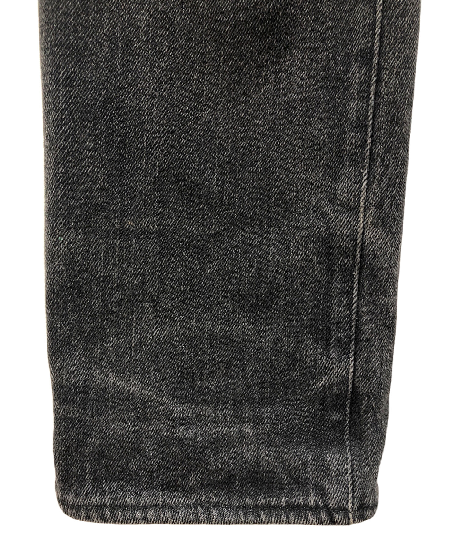 中古・古着通販】EVISU (エビス) ブラックデニムパンツ ブラック