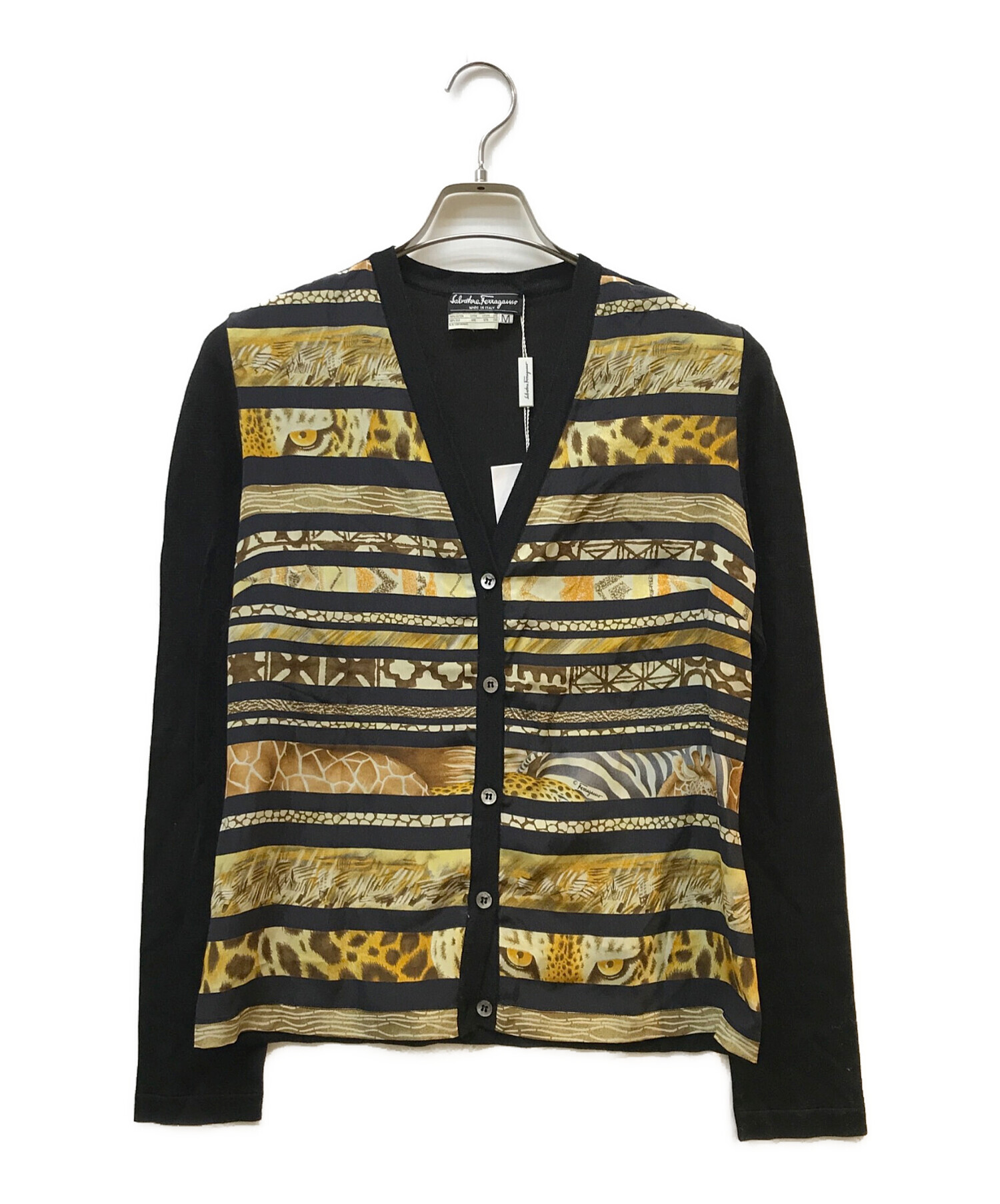 Salvatore Feragamo Vネックカーディガン ブラック M 楽天市場】フェラガモ（カーディガン・ボレロ｜トップス