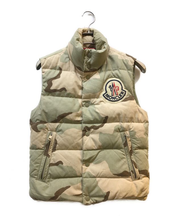 MONCLER JUNYA WATANABE ダウンベスト M ベージュ 中古・古着通販】MONCLER (モンクレール) JUNYA WATANABE COMME