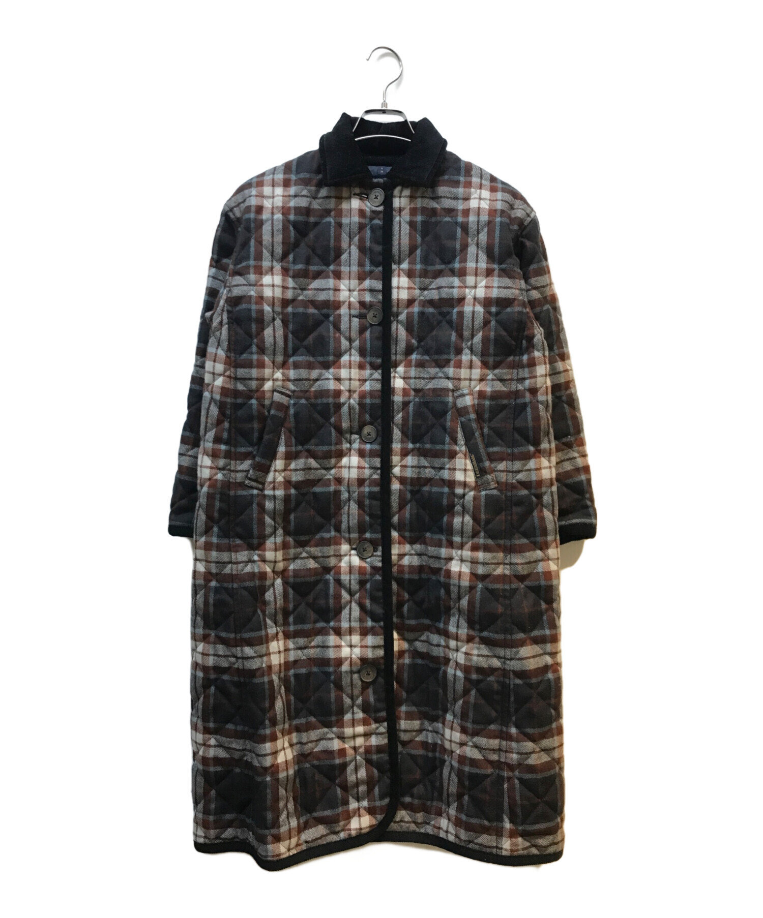 中古・古着通販】LAVENHAM (ラベンハム) キルティングロングコート 