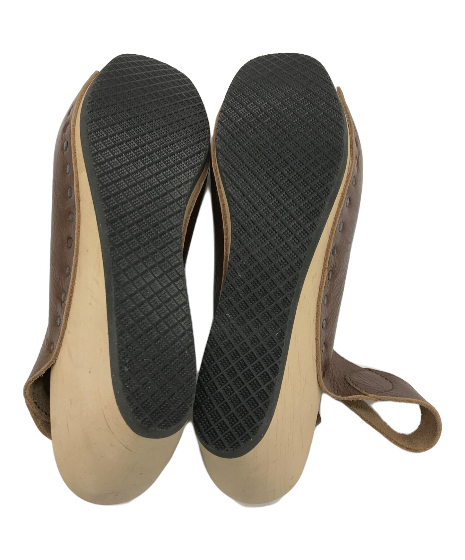 中古・古着通販】Trippen (トリッペン) サボサンダル ブラウン サイズ  