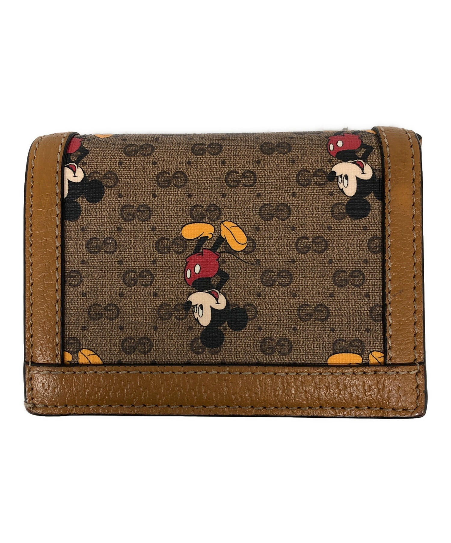 中古・古着通販】GUCCI (グッチ) ミニGGスプリームキャンバス/レザー 