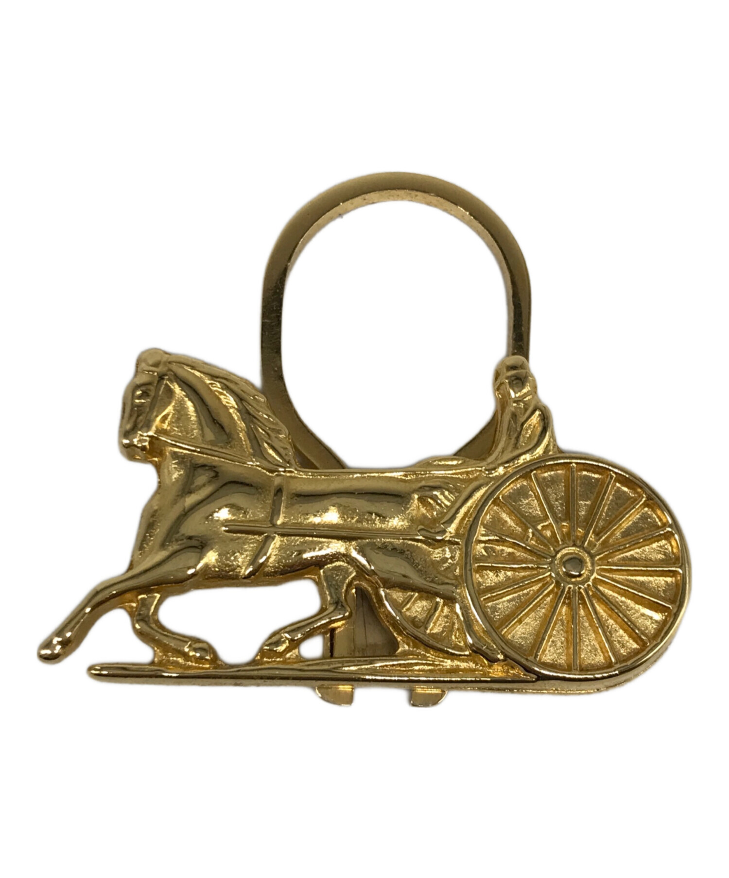 中古・古着通販】CELINE (セリーヌ) 馬車キーリング ゴールド(色