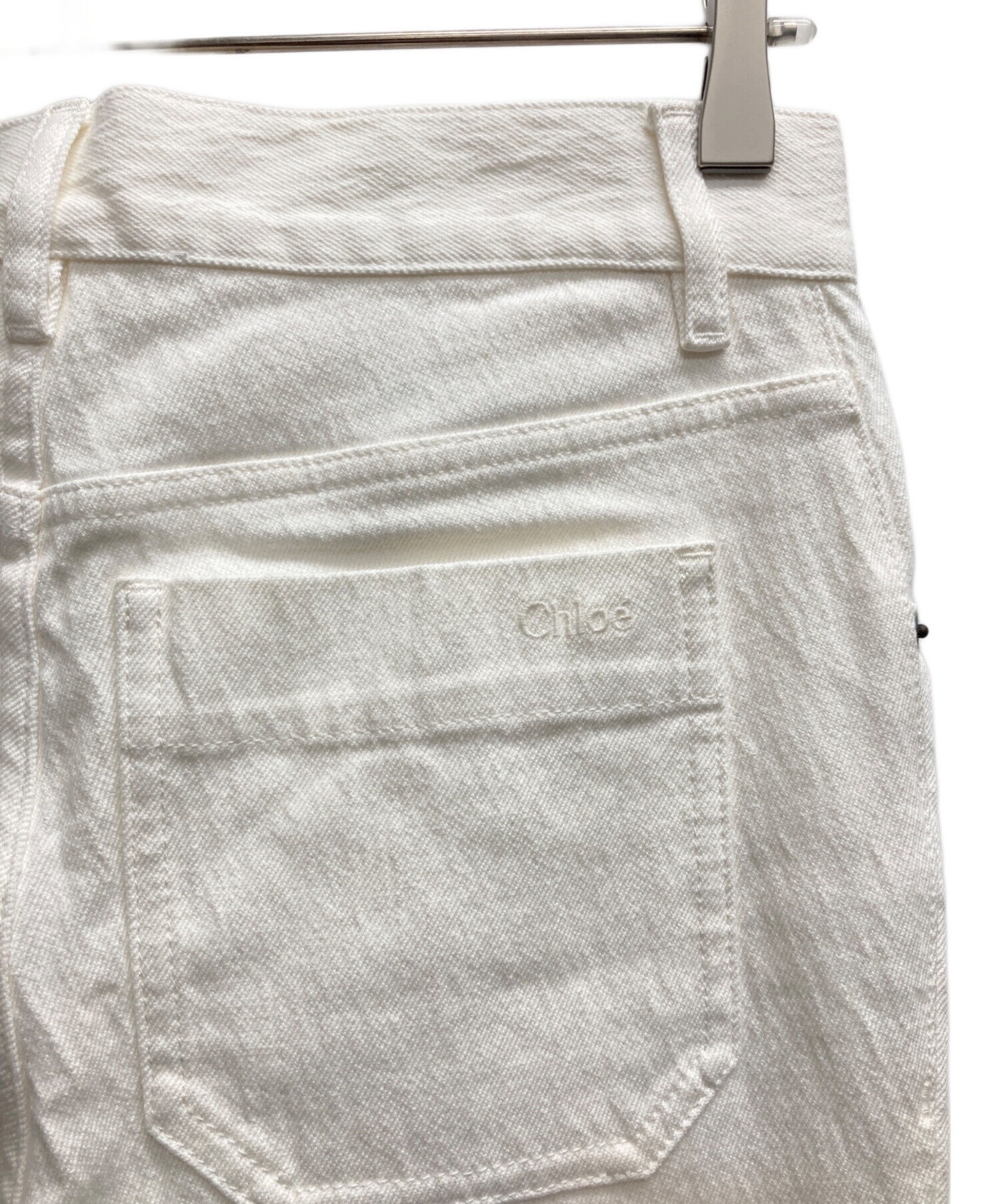 中古・古着通販】Chloe (クロエ) ベルボトムサイドボタンパンツ