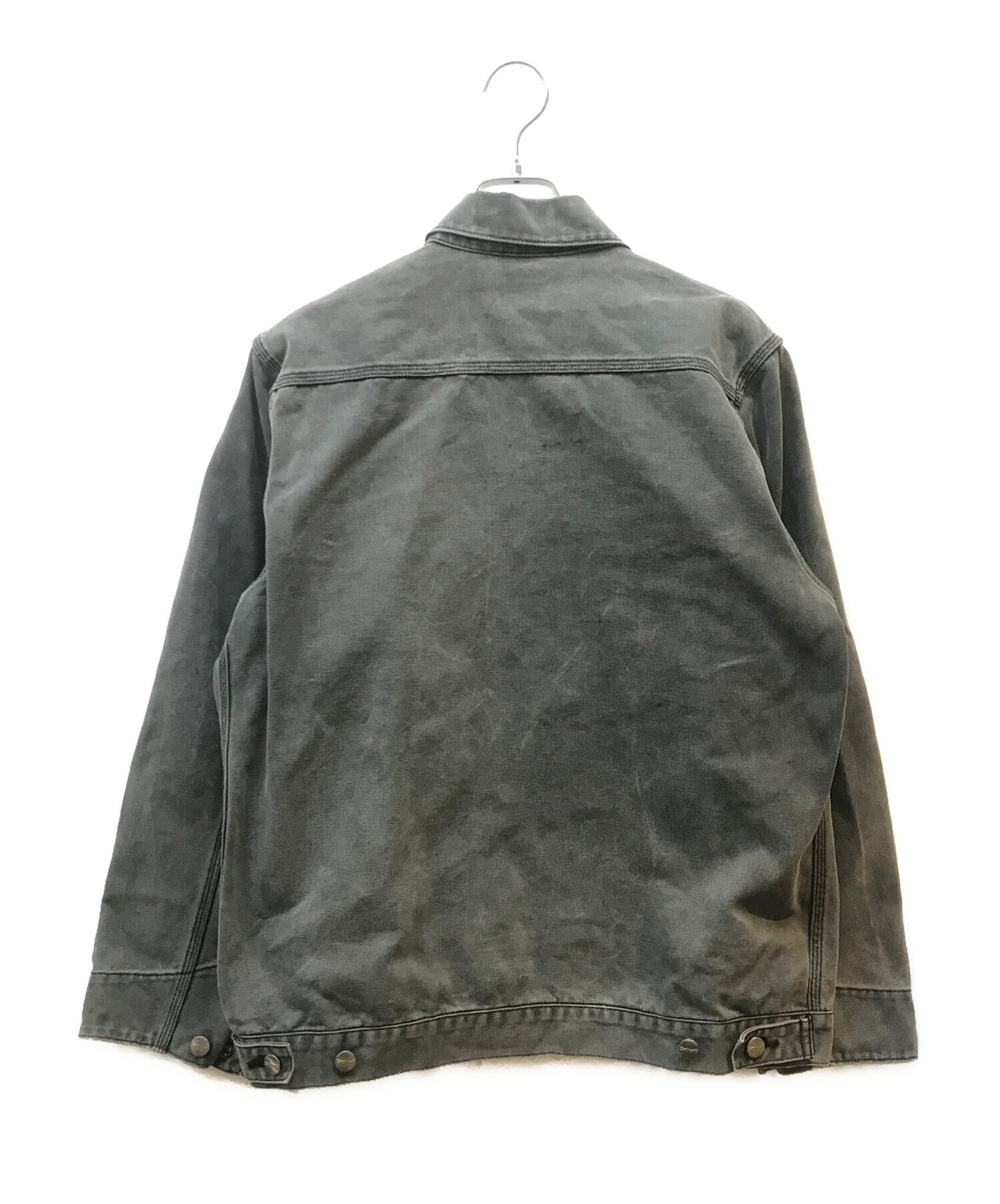 Carhartt トラッカージャケット　グレー 中古・古着通販】CarHartt (カーハート) ダック地トラッカージャケット