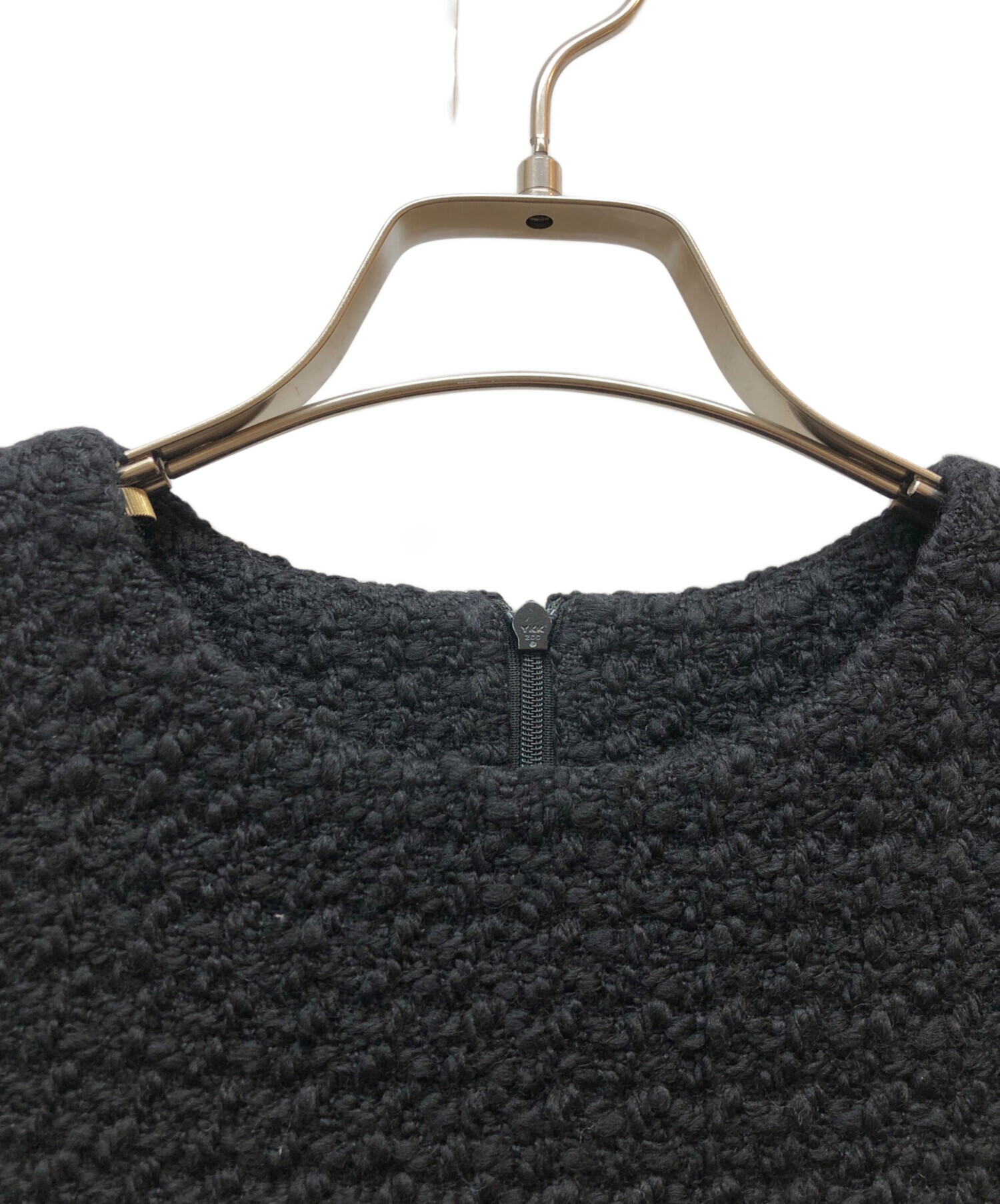 中古・古着通販】sheller (シェリエ) ハウンドトゥースツイードドレス