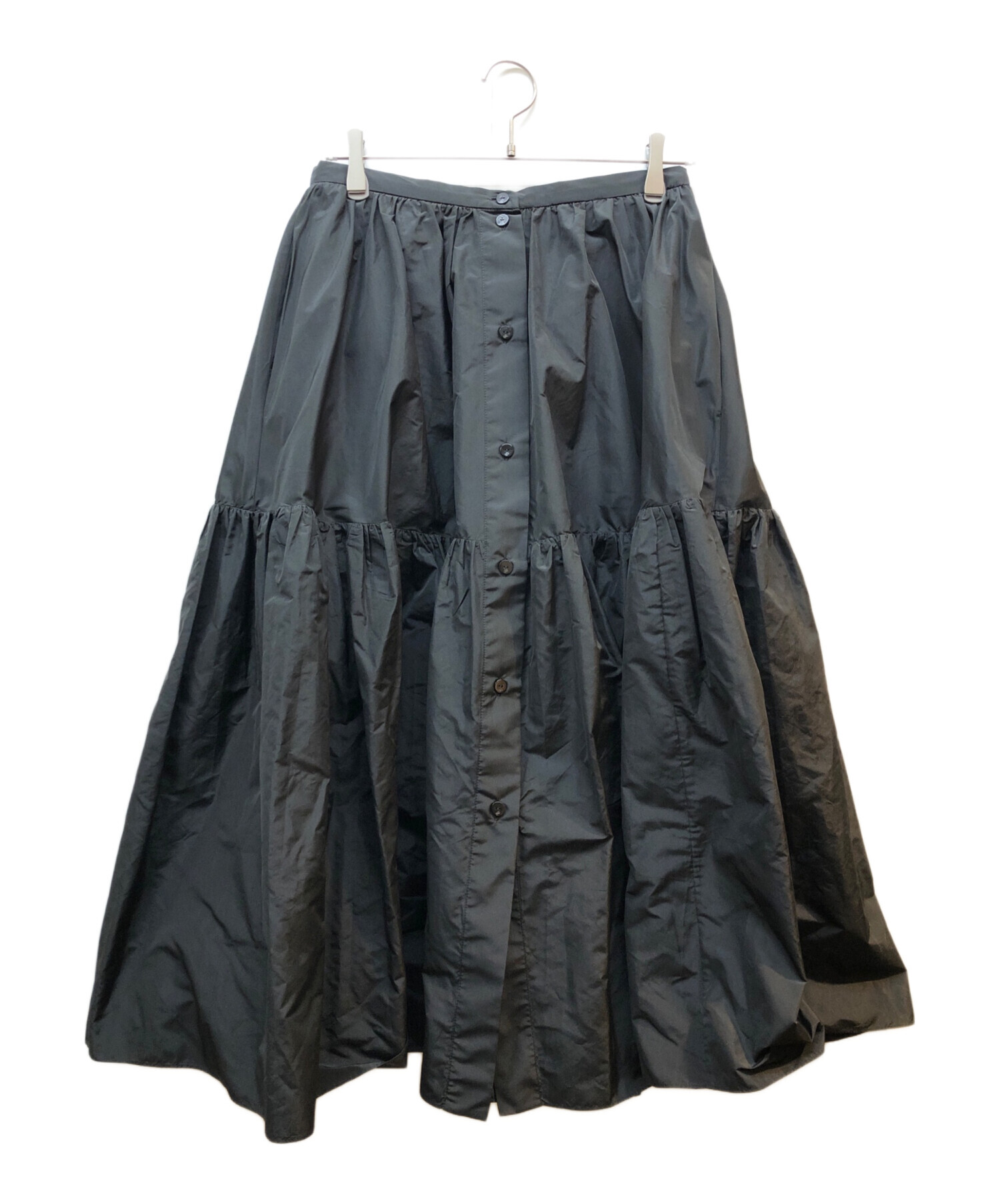 中古・古着通販】Patou (パトゥ) ファイユ製ボタン付きティアード 