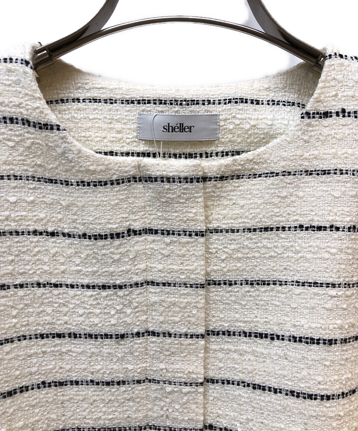 【新品・未使用】シェリエ sheller ノーカラーライダースジャケット JACKET – shéller / シェリエ