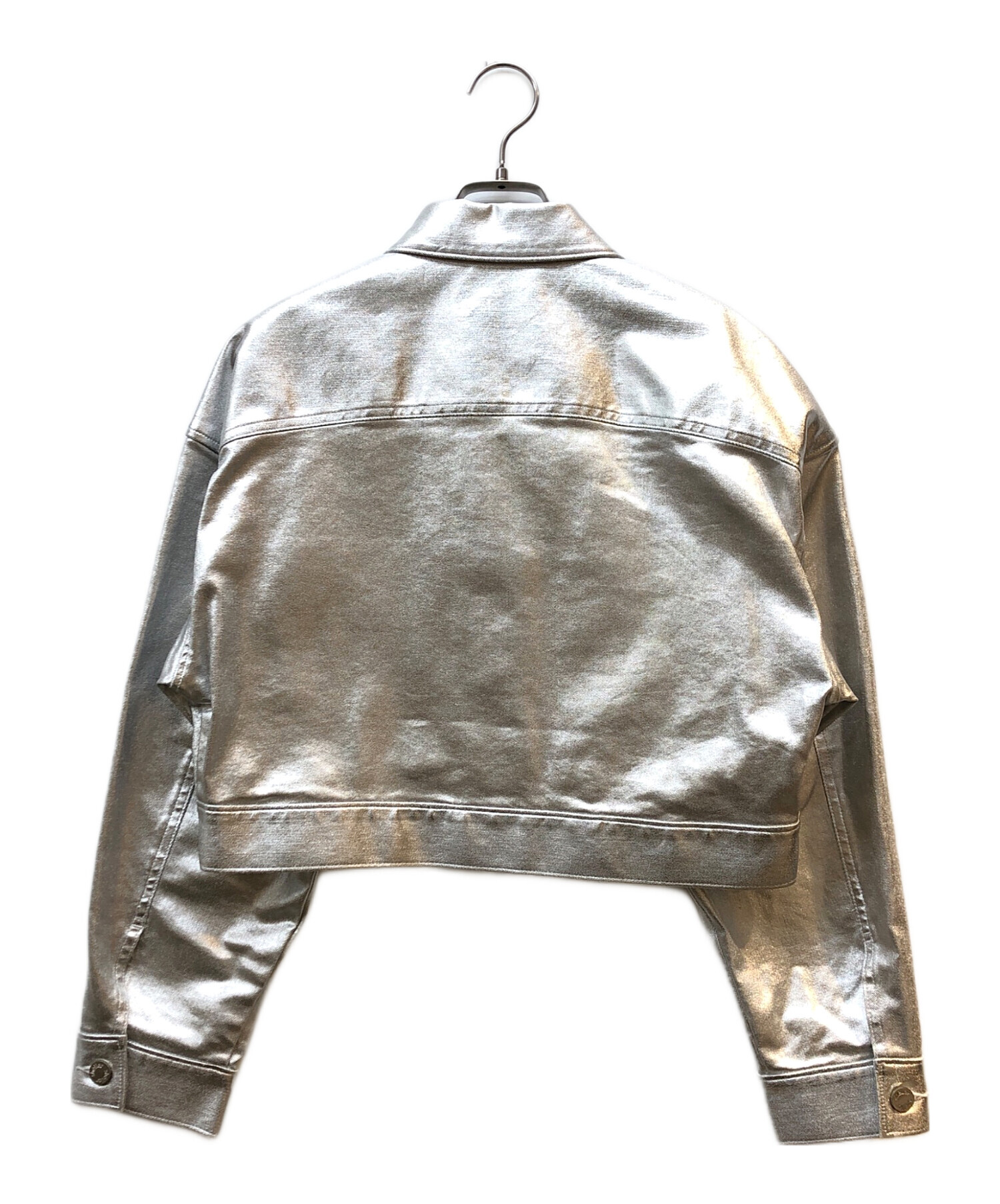 中古・古着通販】sheller (シェリエ) シルバーデニム ジャケット