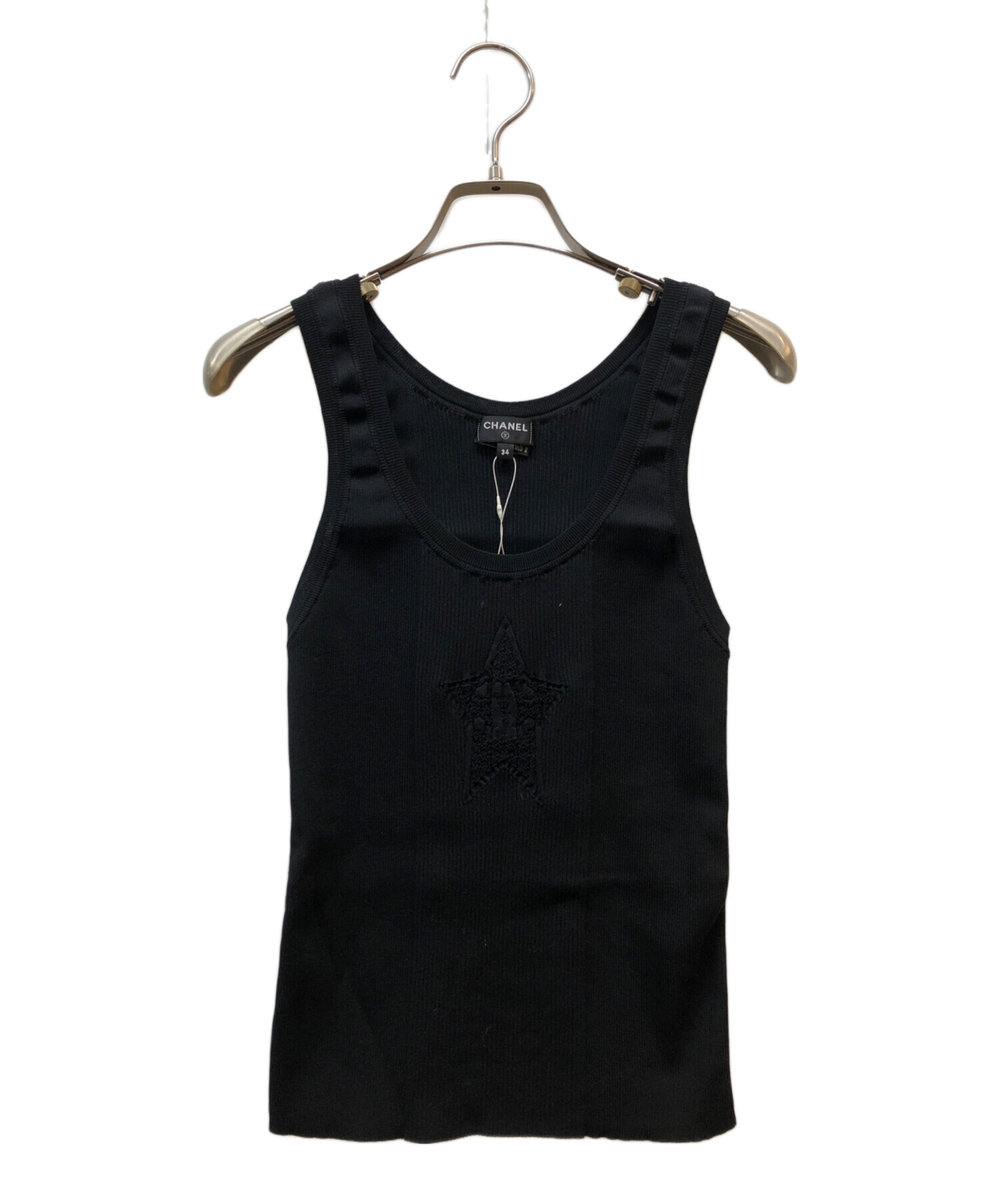 【未使用級】CHANEL シャネル ノースリーブトップス 中古・古着通販】CHANEL (シャネル) ココマークノースリーブカットソー