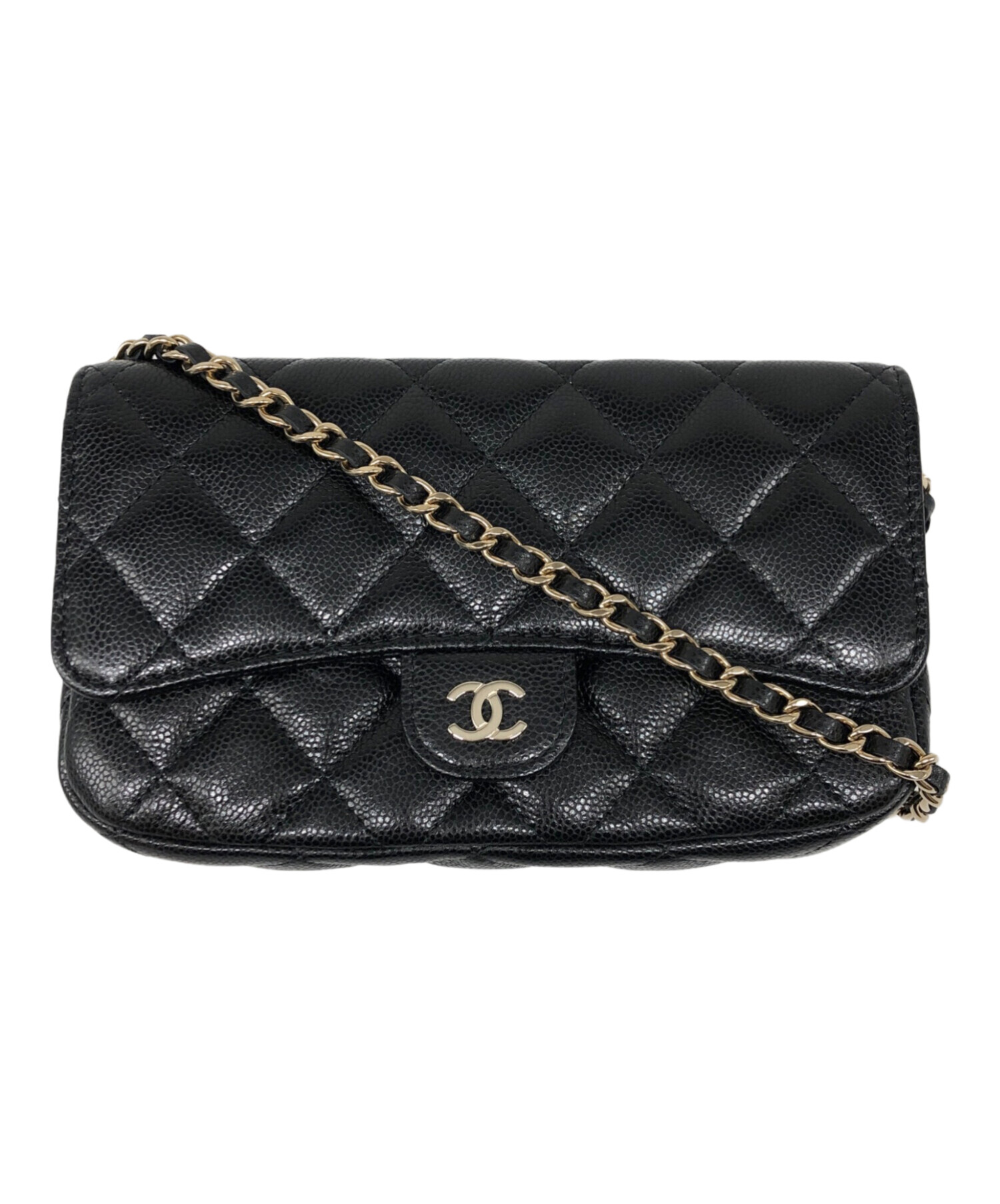 中古・古着通販】CHANEL (シャネル) ミニマトラッセチェーンウォレット