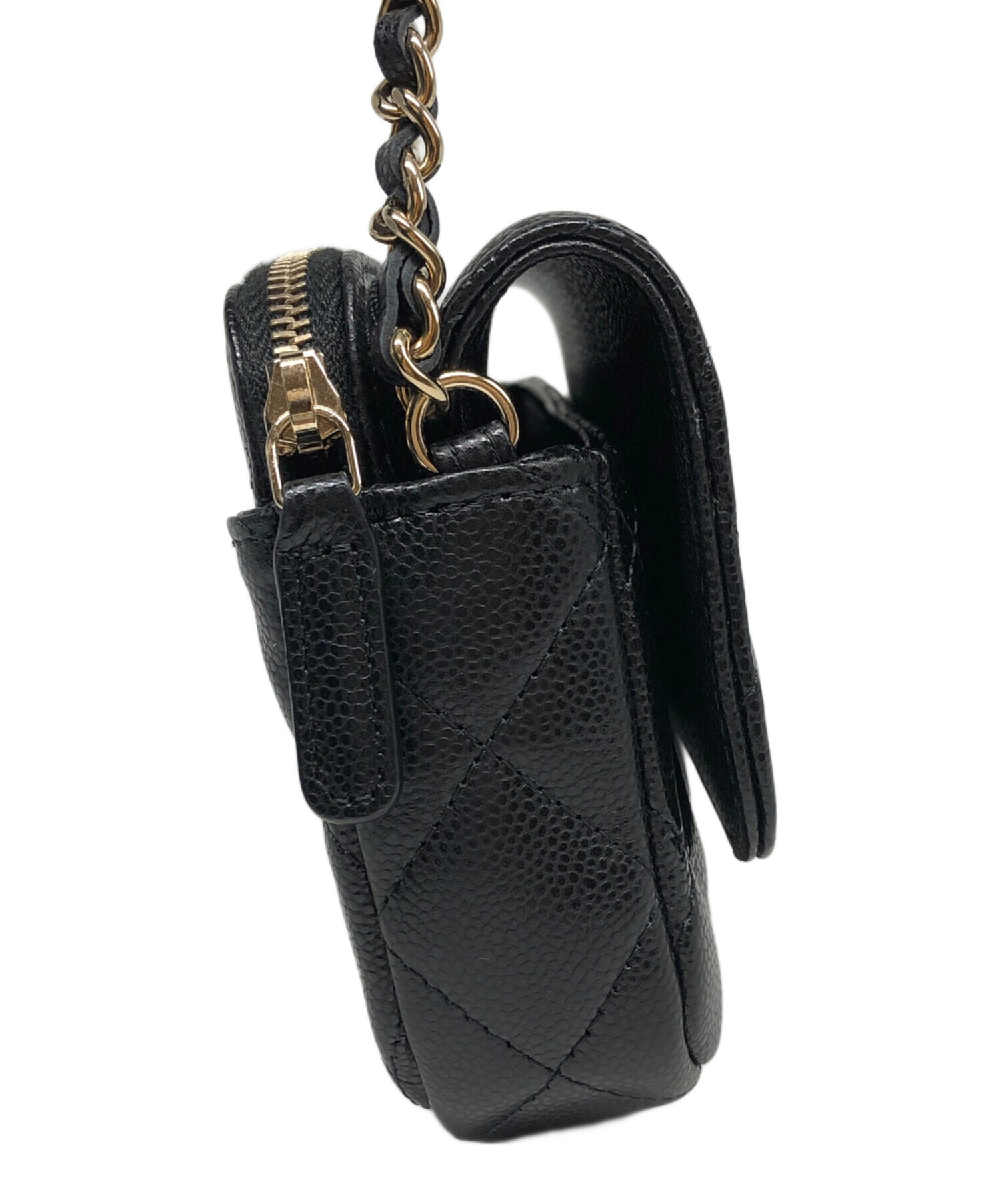 中古・古着通販】CHANEL (シャネル) ミニマトラッセチェーンウォレット