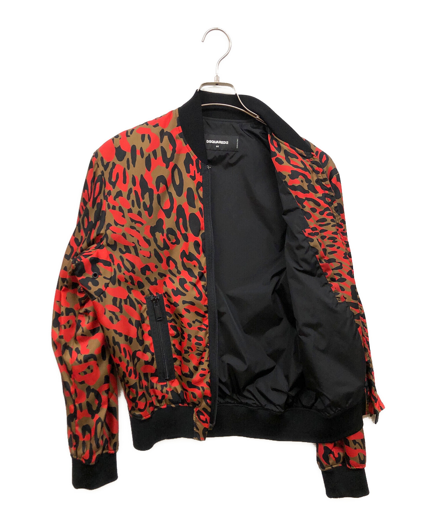 中古・古着通販】DSQUARED2 (ディースクエアード) レオパードブルゾン