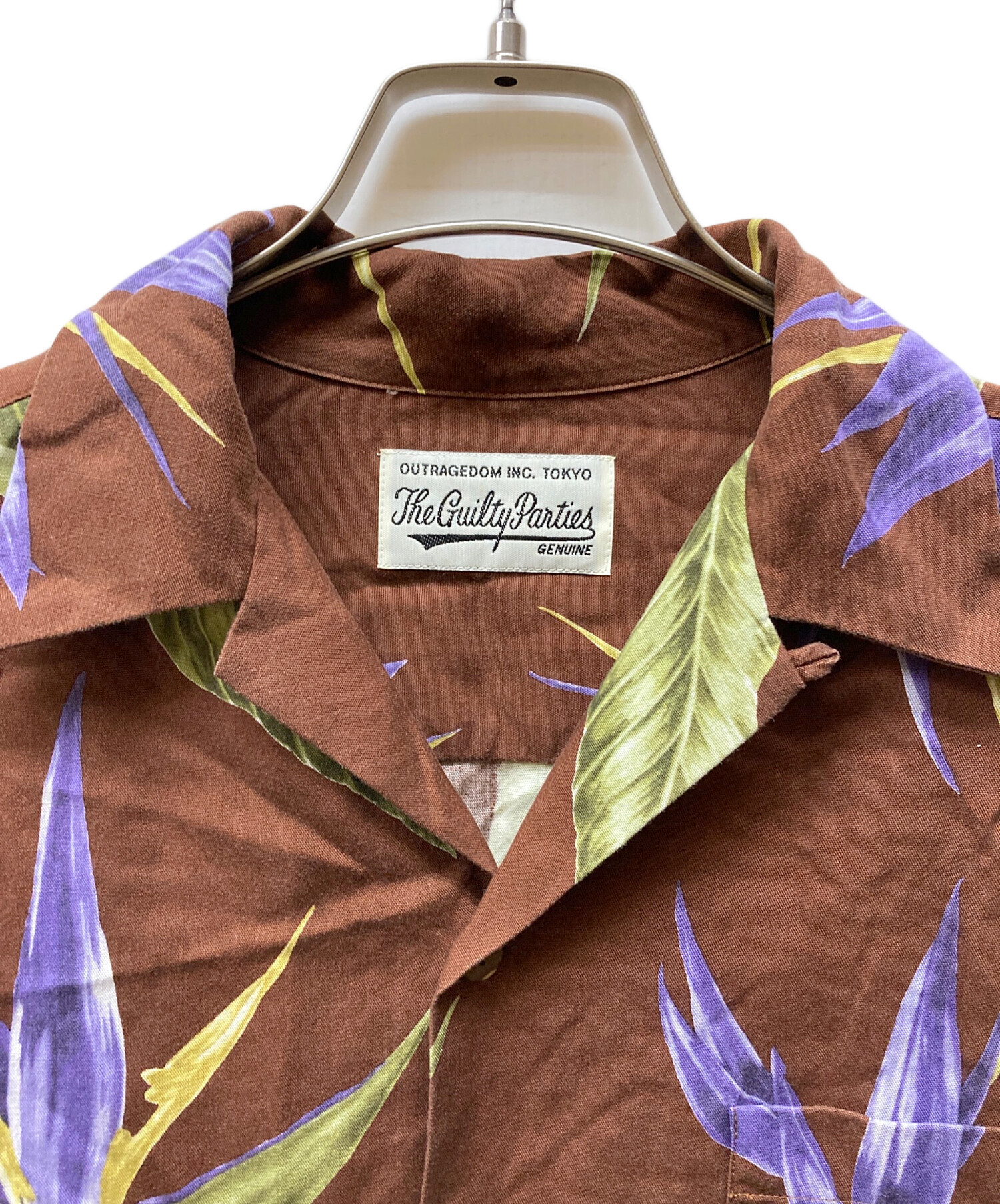 WACKO MARIA 極楽鳥花ハワイアンシャツ 中古・古着通販】WACKO MARIA (ワコマリア) 極楽鳥花柄ハワイアン