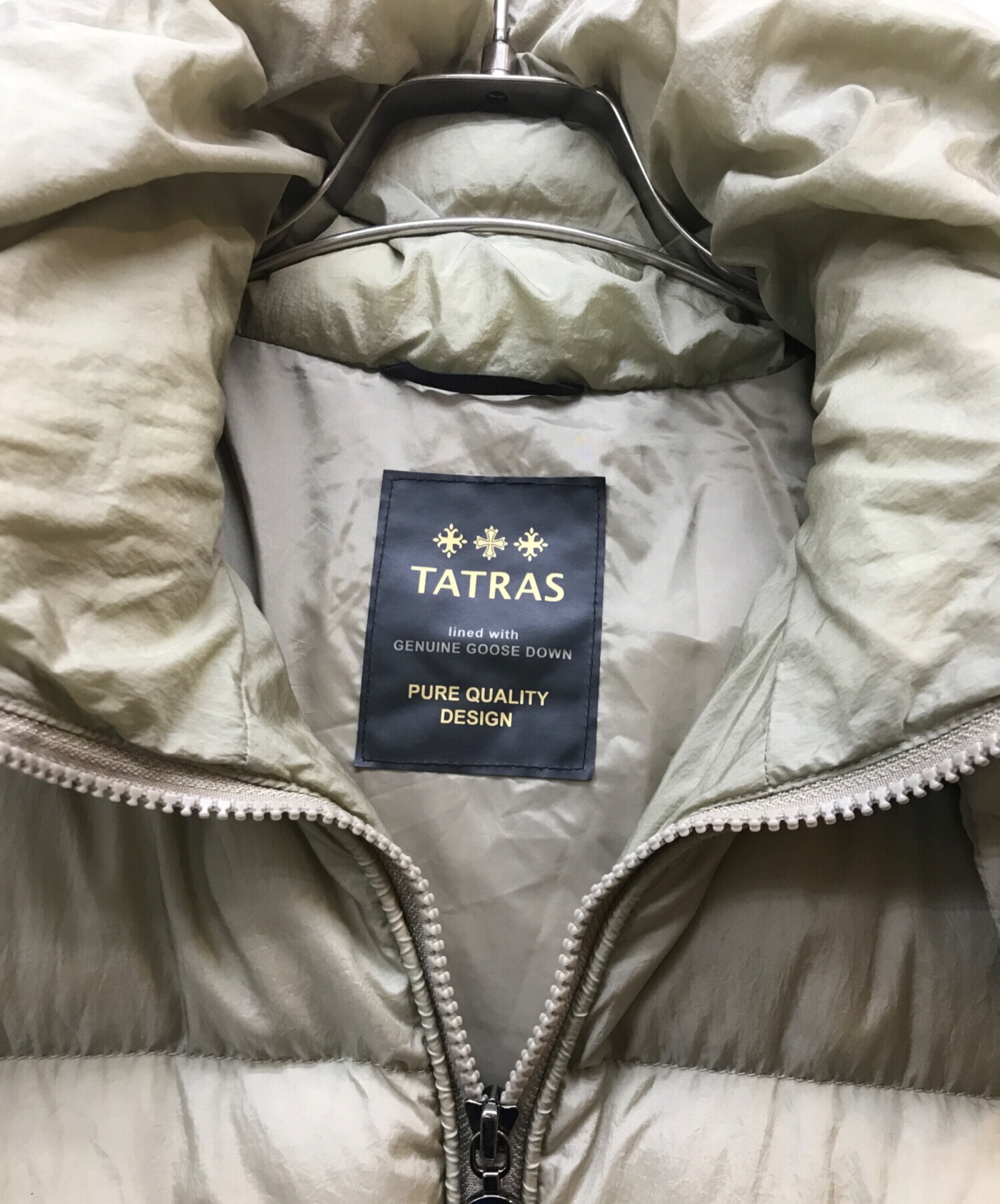 中古・古着通販】TATRAS (タトラス) POLITEAMAダウンコート ベージュ 