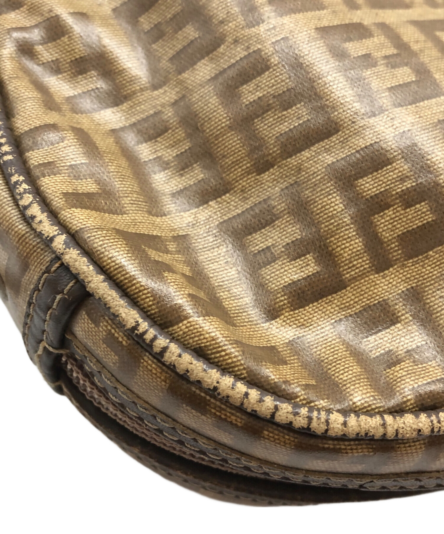 古いFENDIのポーチ【激カワ】 中古・古着通販】FENDI (フェンディ) レザーショルダーポーチ ブルー