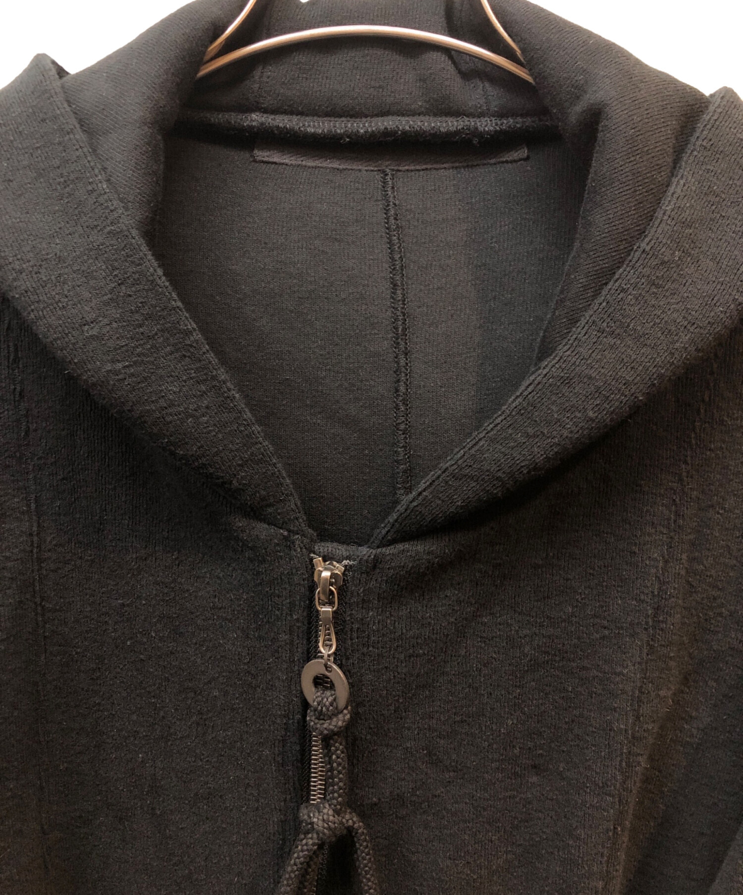 中古・古着通販】JULIUS (ユリウス) ロングジップパーカー ブラック